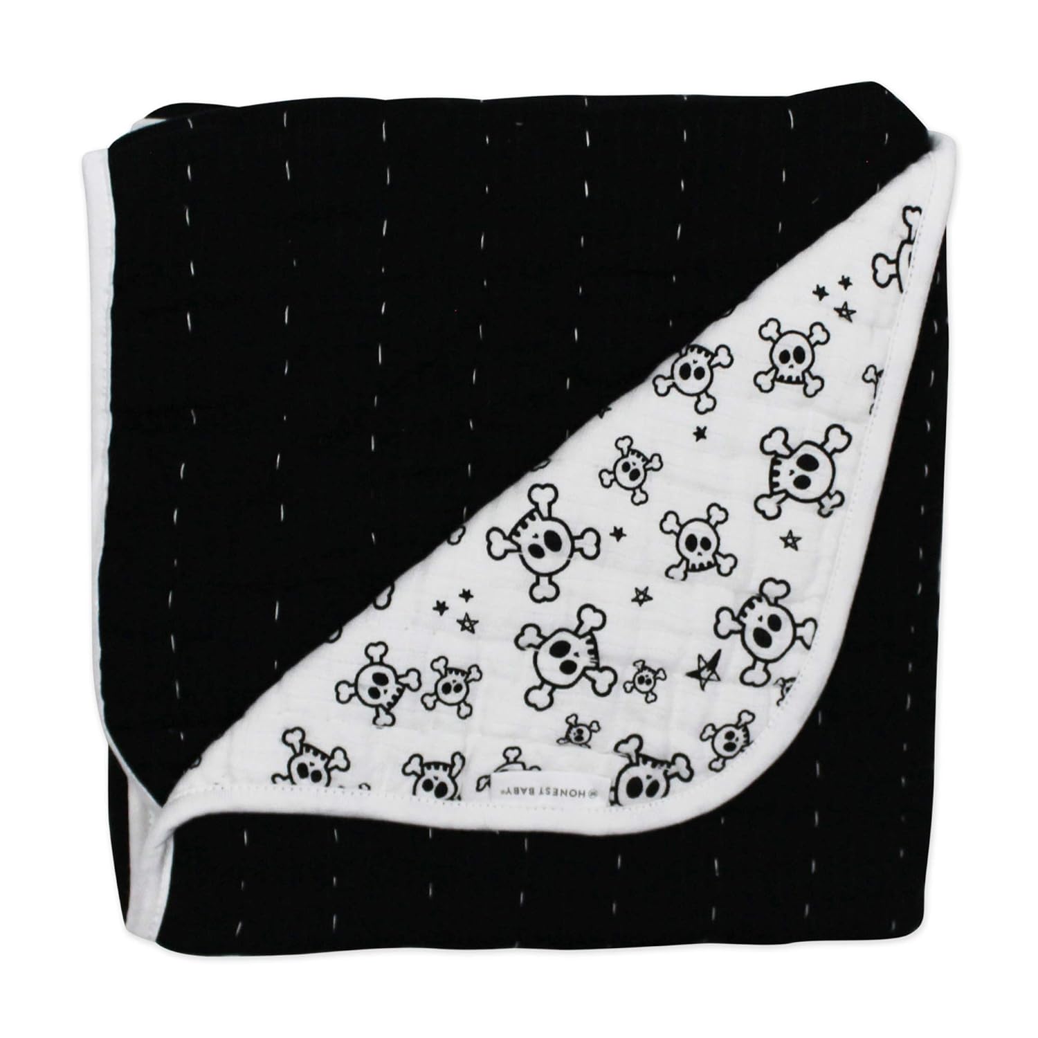 HonestBaby Reversible Organic Cotton Baby Blanket