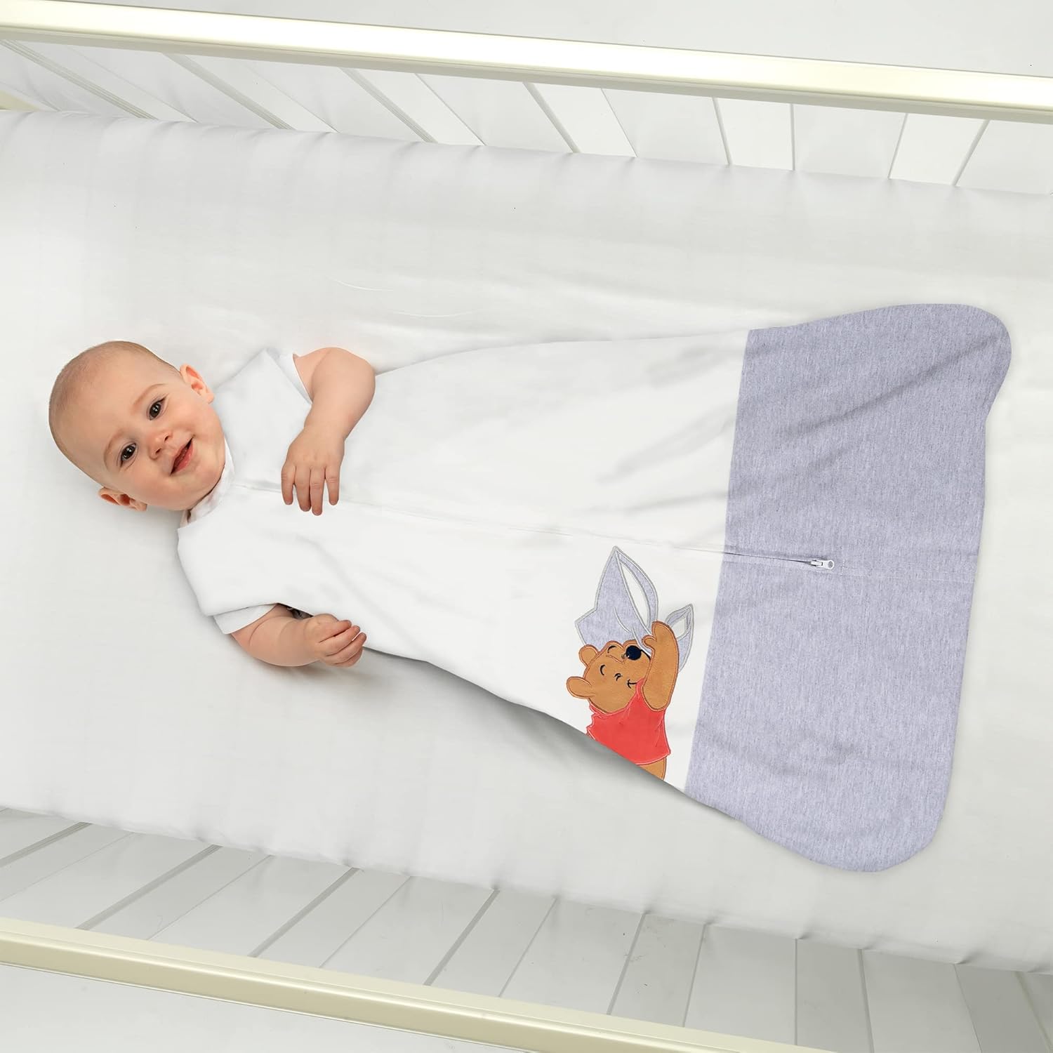 Lambs Ivy Winnie The Pooh Wearable Blanket - White