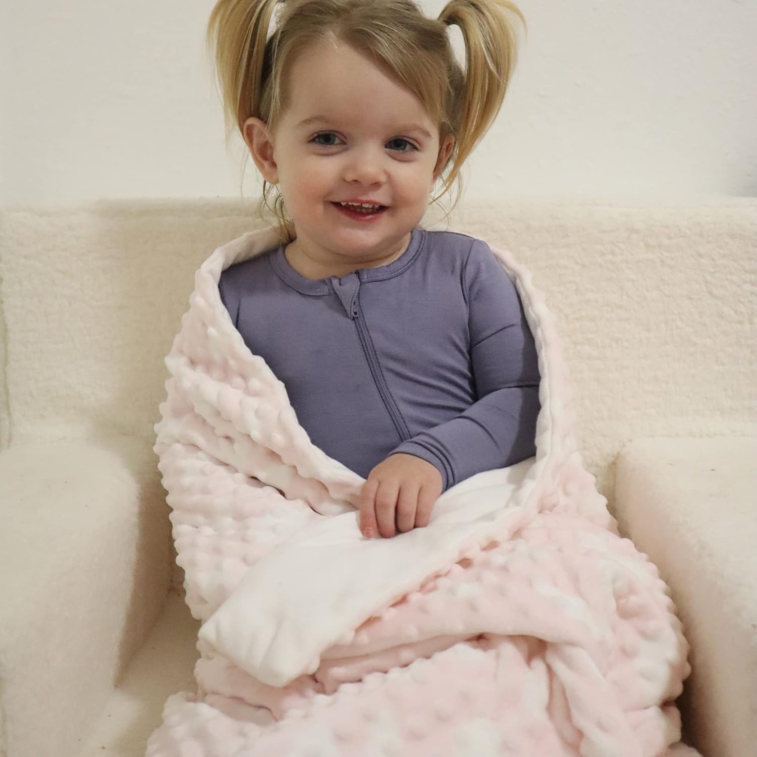 Ultra-Soft Baby Blanket 47x47 Cloud Design