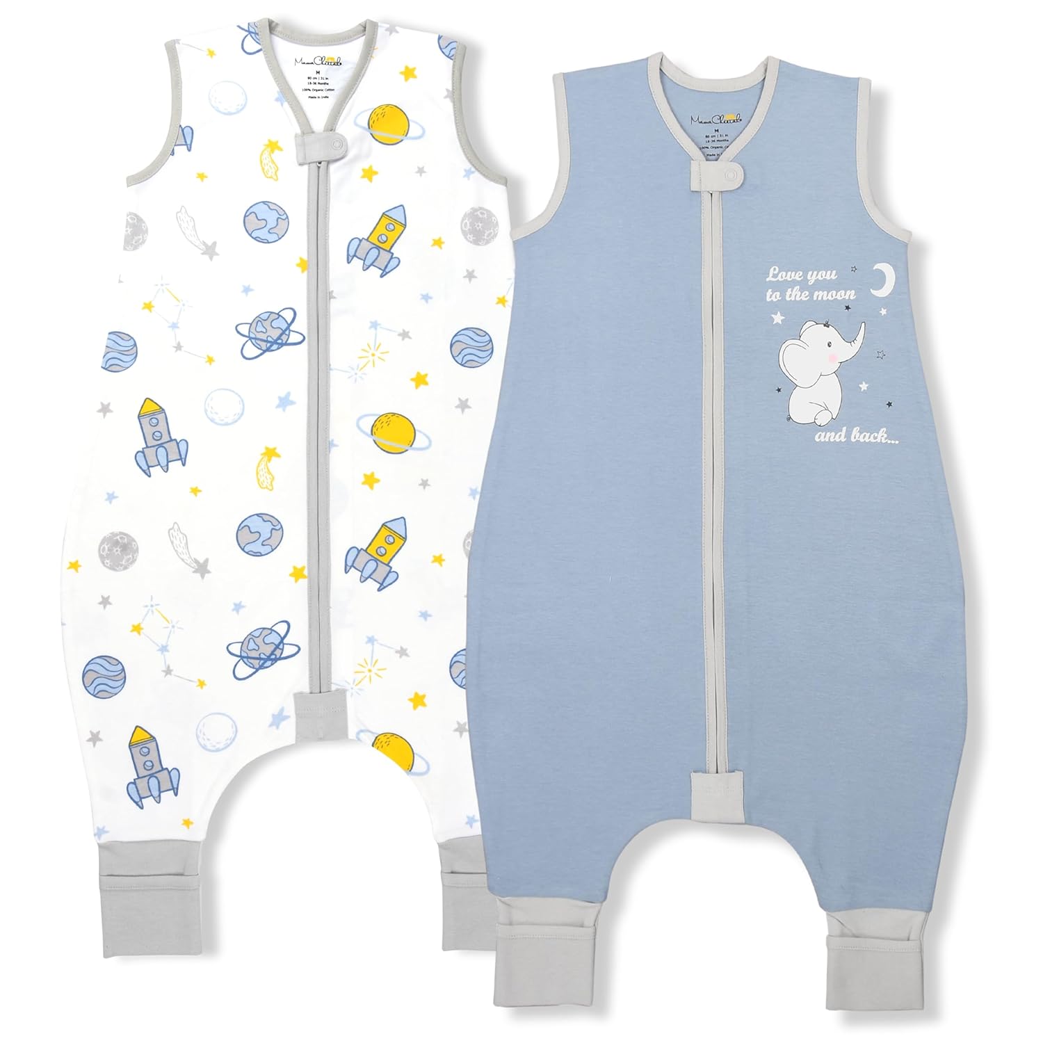 Mama Cheetah Toddler Sleep Sack with Feet 2T