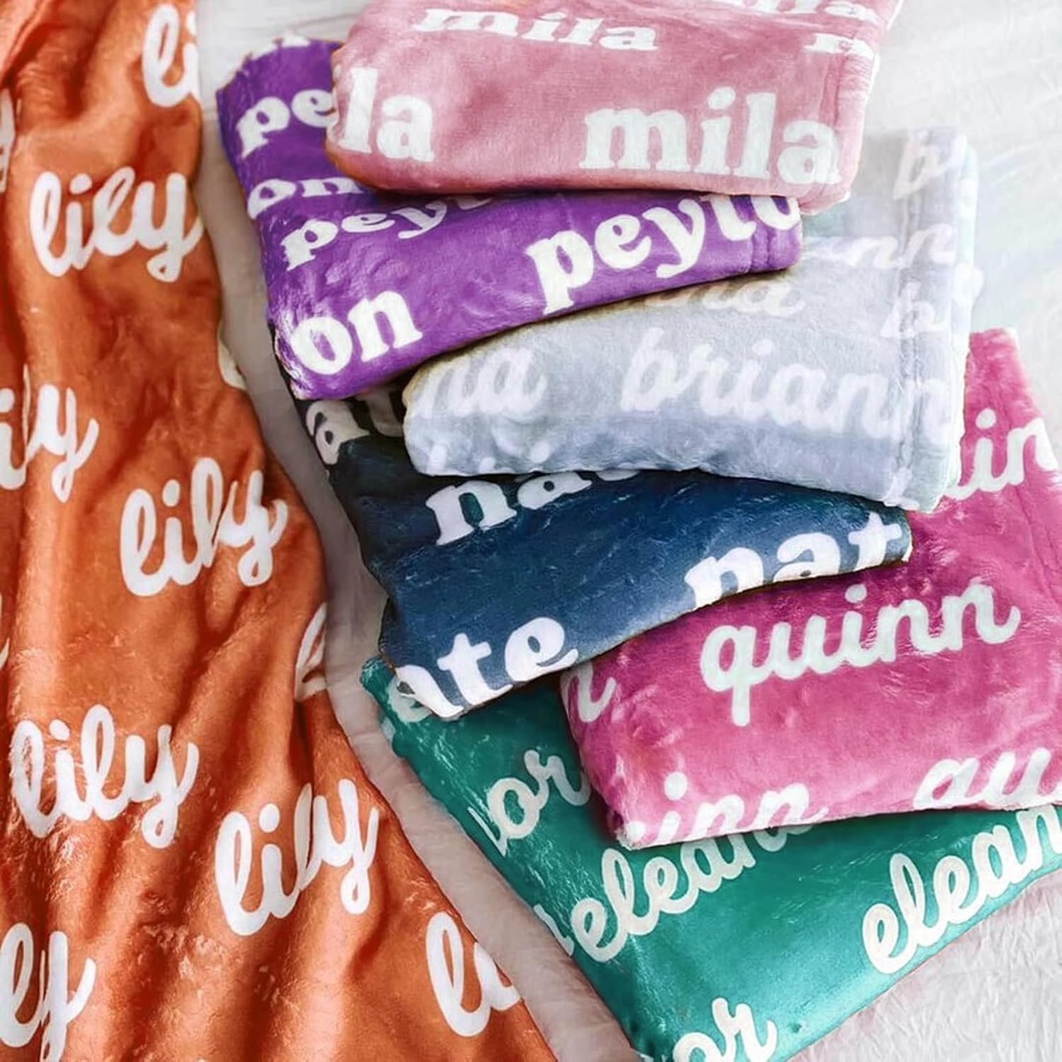 Yofair Personalized Baby Blanket with Name 1