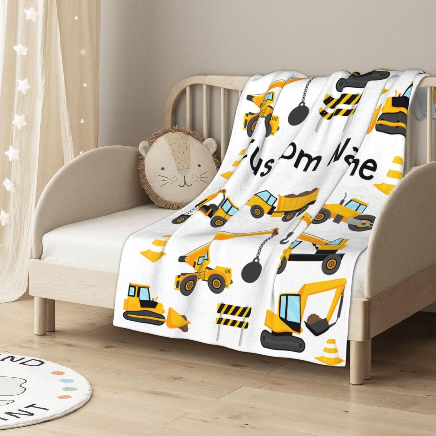 Personalized Baby Blanket with Name for Newborn
