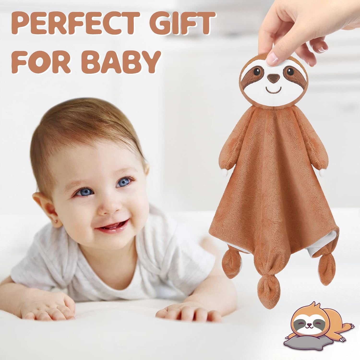 Pro Goleem Sloth Security Blanket 14 Inch
