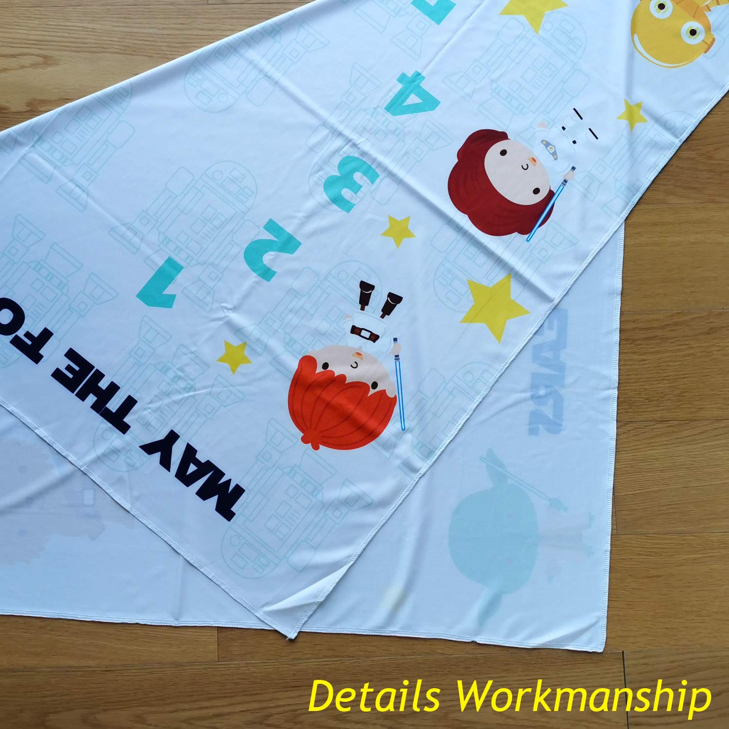 ShellboBO Baby Milestone Blanket - May The Force Be With You