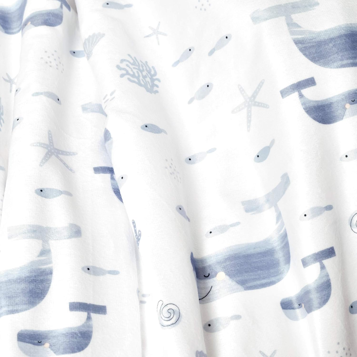 Lush Decor Baby Seaside Sherpa Blanket 30x40