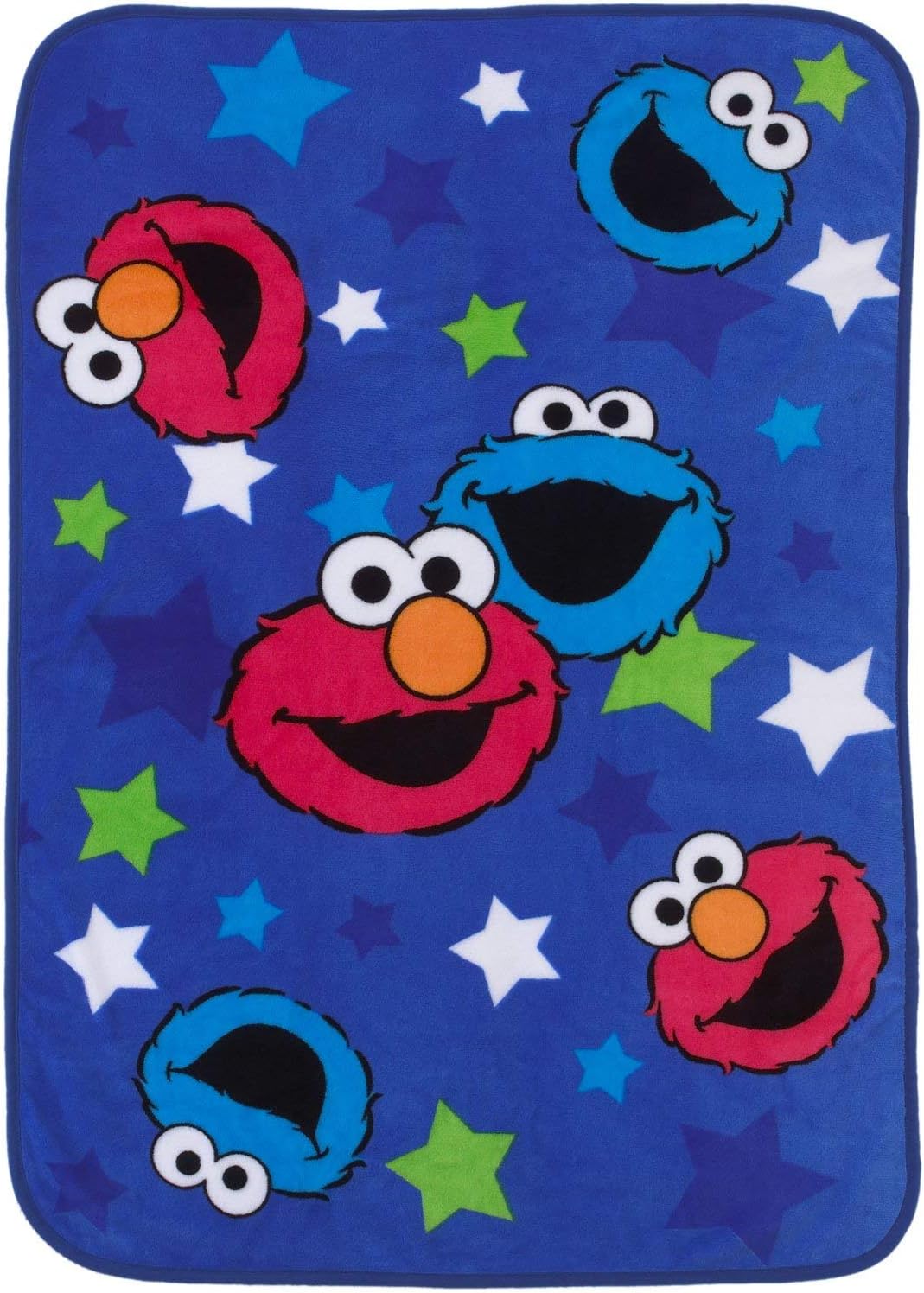Sesame Street Toddler Blanket Elmo Cookie Monster