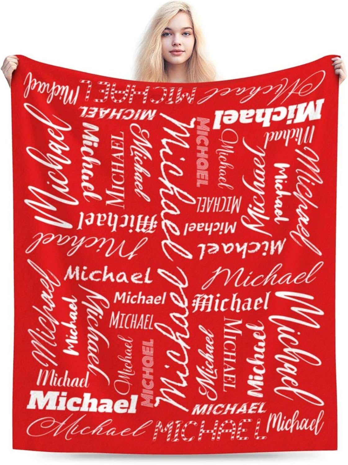 Personalized Baby Name Blanket 30x40 Custom Throw