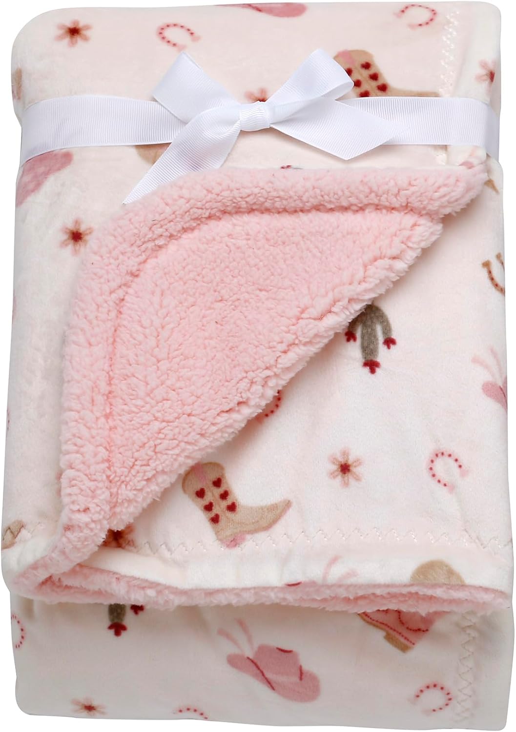 2 Ply Silky Baby Blanket with Reversible Design