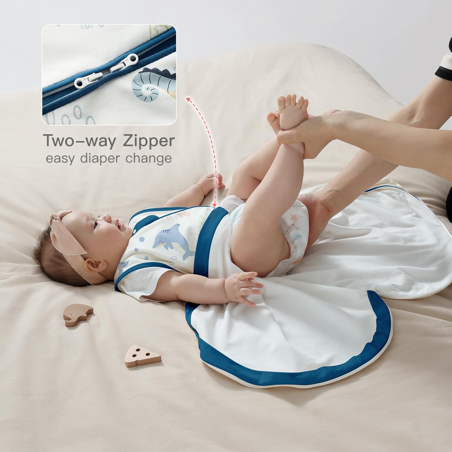 usbettas 10 TOG Sleep Sack with Thermostatic 2-Way Zipper