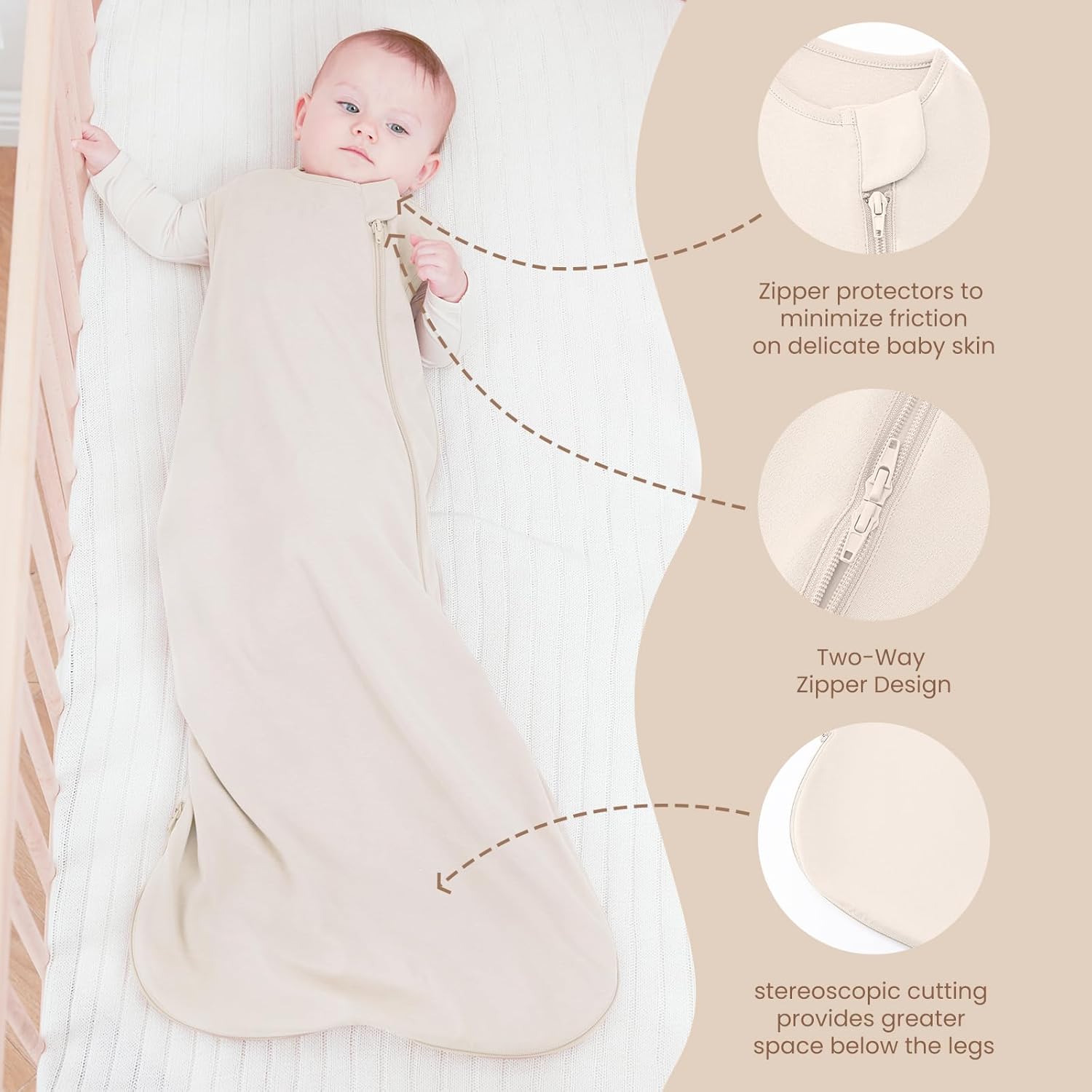 Kaiya Baby Unisex Sleep Sack for Babies 05 Tog 6-18 Months