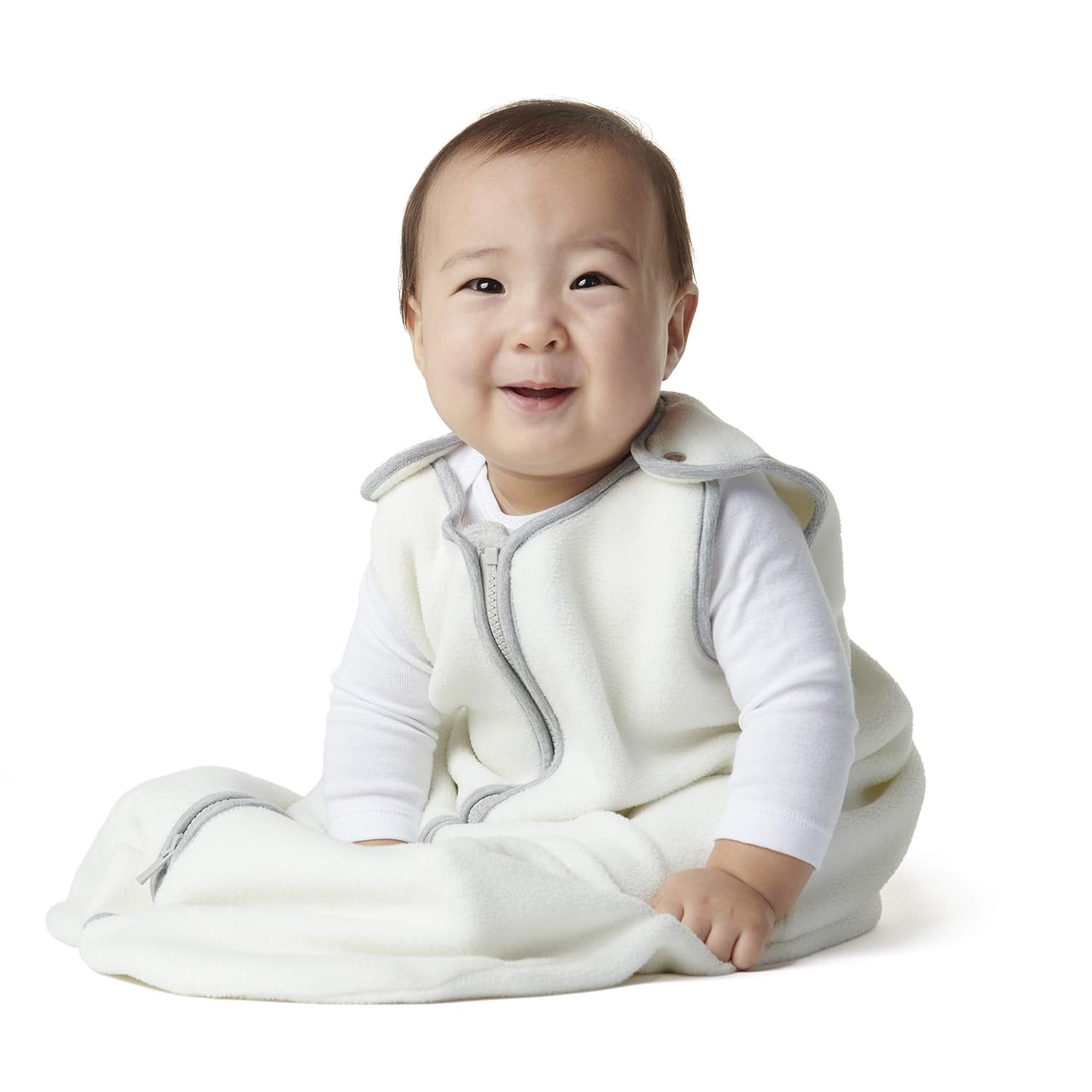 Baby Deedee Sleep Nest Fleece Sleeping Bag Ivory 6-18 Month