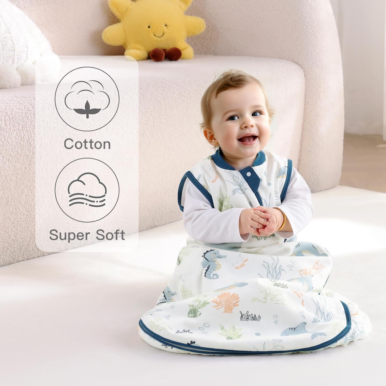 usbettas 10 TOG Sleep Sack with Thermostatic 2-Way Zipper
