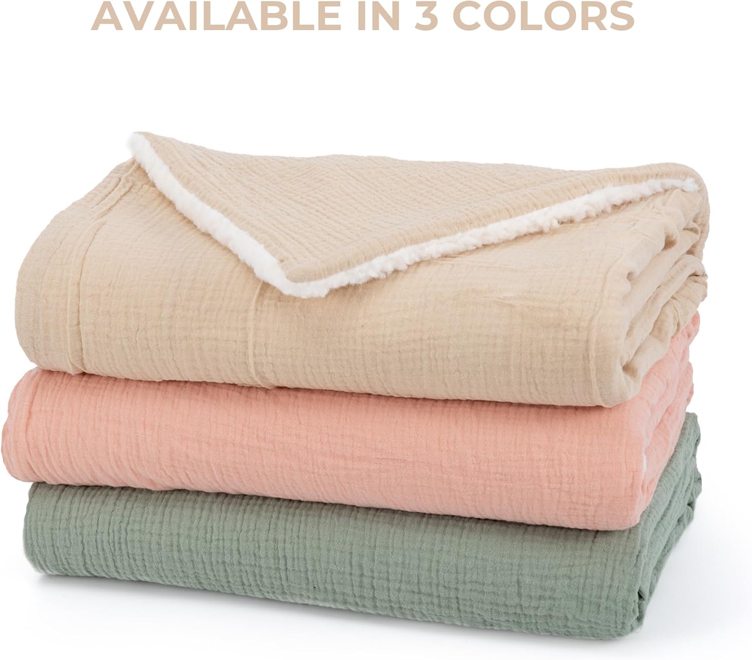 ZICOTO Soft Muslin Cotton Baby Blanket
