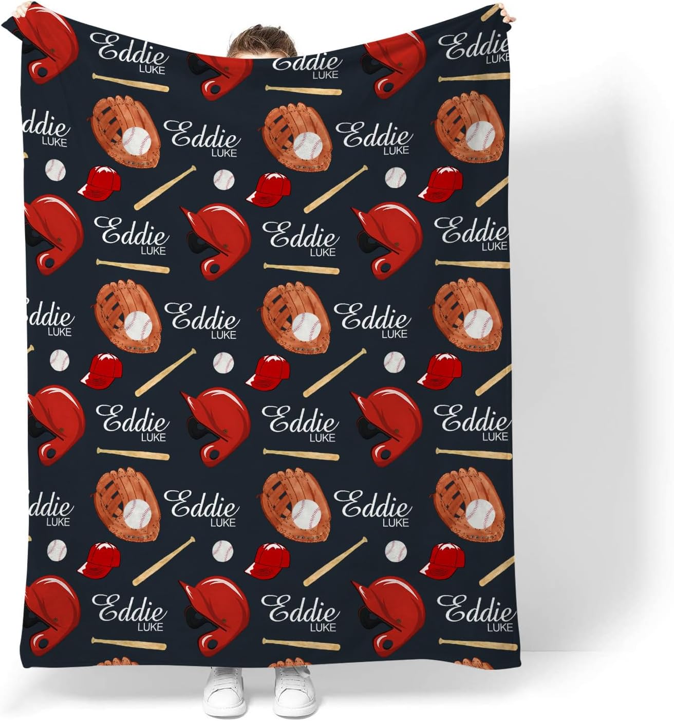 Personalized Baby Blanket - Soft Flannel Fleece with Name
