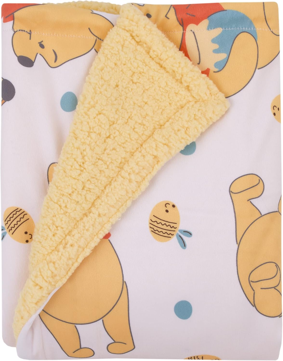 NoJo Disney Winnie The Pooh Summertime Fun Baby Blanket