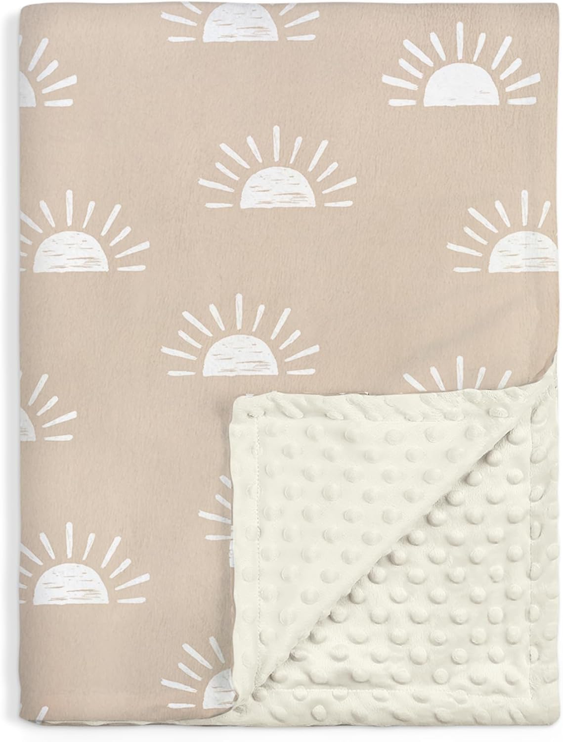 Sun Minky Baby Blanket 30x40 Inches for Newborn and Toddler