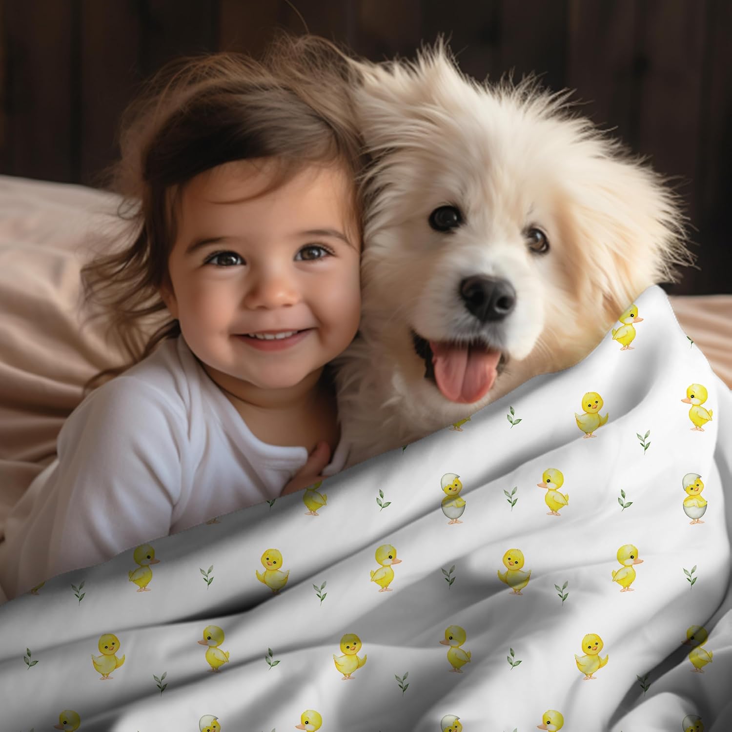Soft Cotton Baby Blanket for Newborns and Toddlers