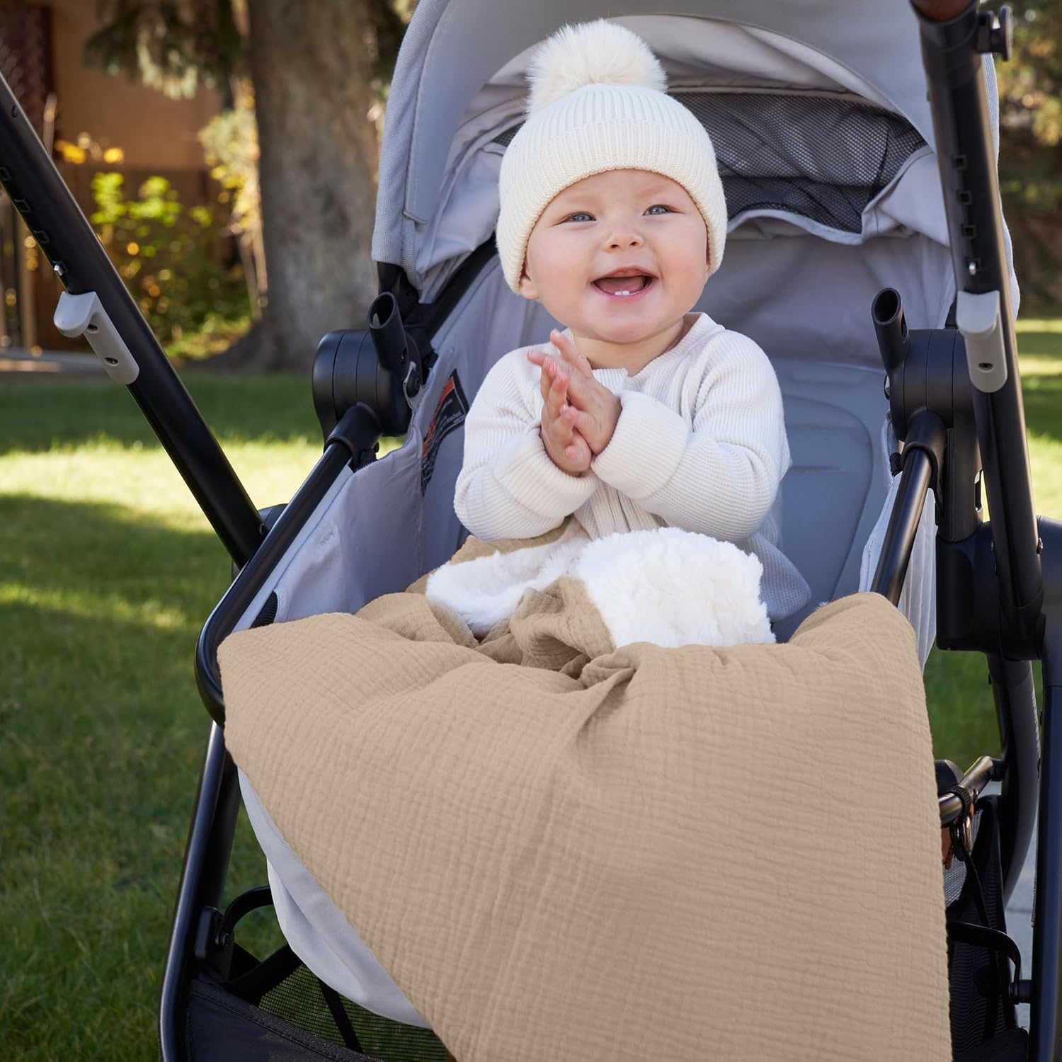 ZICOTO Soft Muslin Cotton Baby Blanket