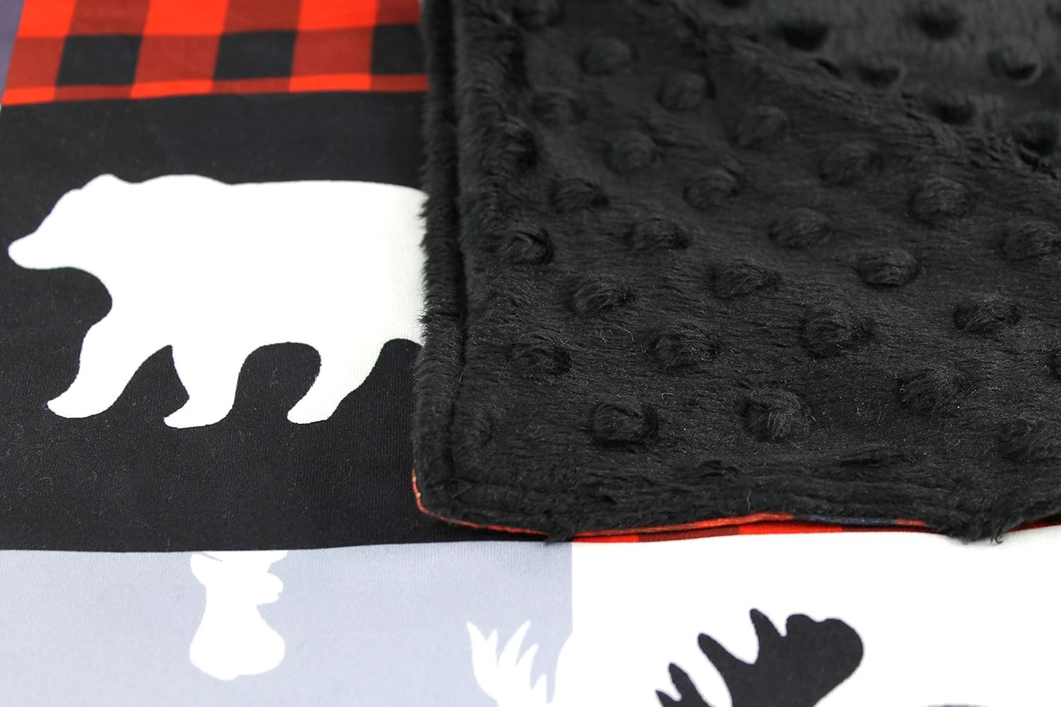 Top Tots Baby Blanket - Woodland Theme Plaid