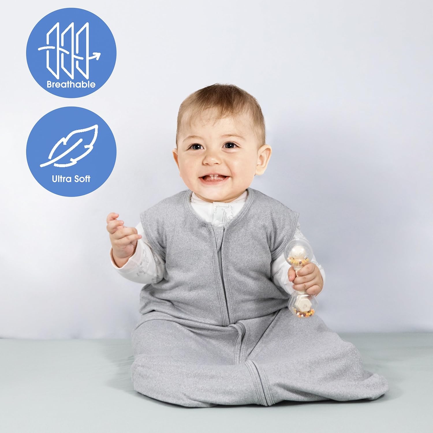 GUNTAIL Baby Sleep Sack 18-24 Months 2-Way Zipper