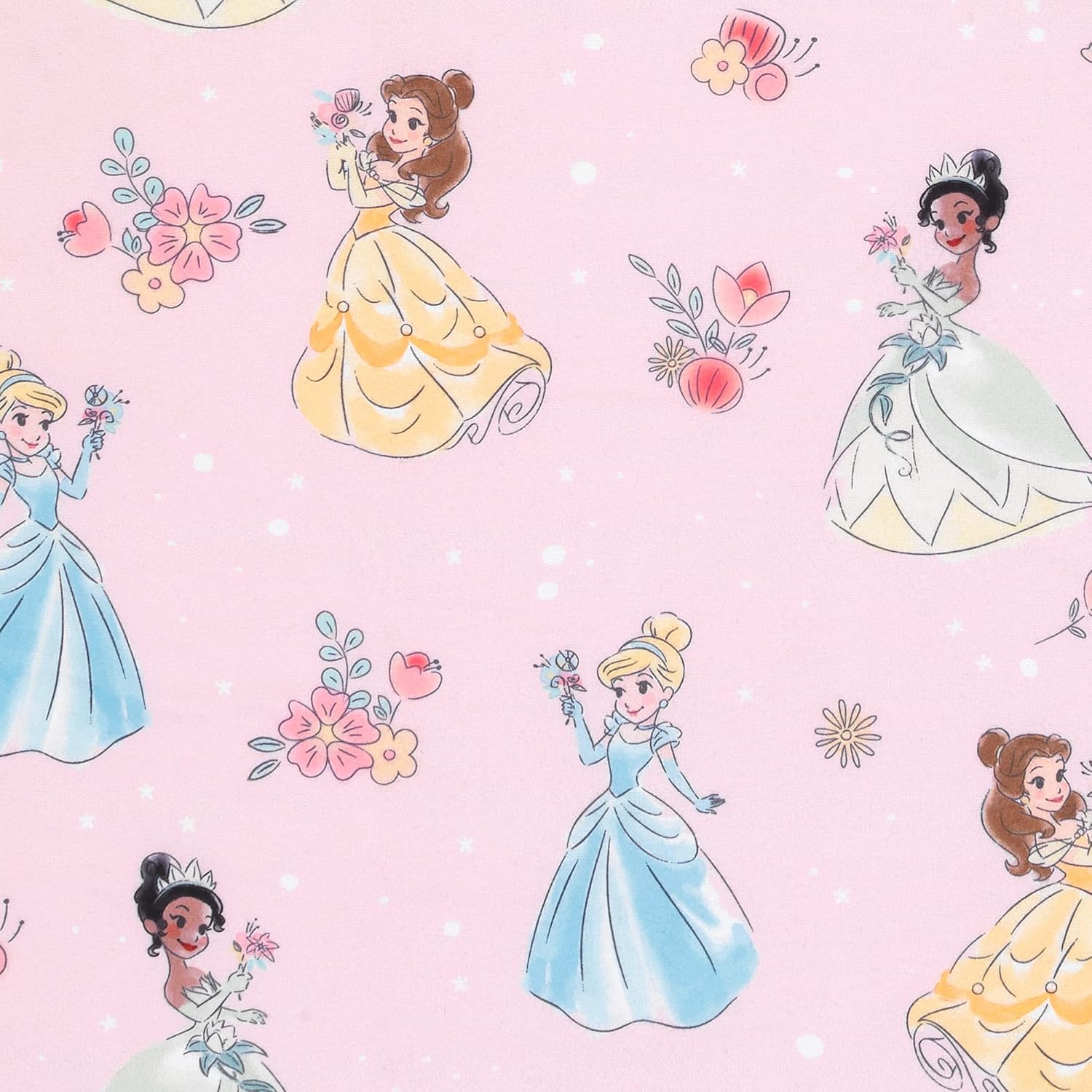 Disney Princesses Baby Blanket - 30 X 40 Soft Cozy Fleece