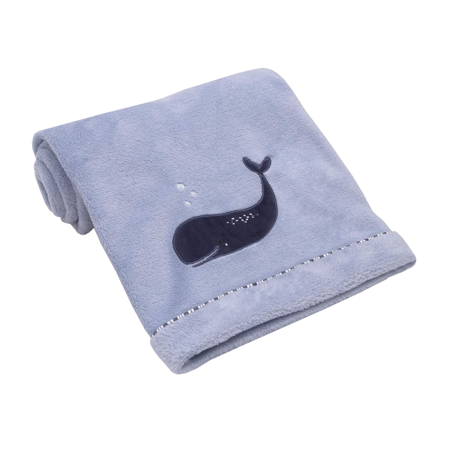 NoJo Seas The Day Blue Whale Baby Blanket