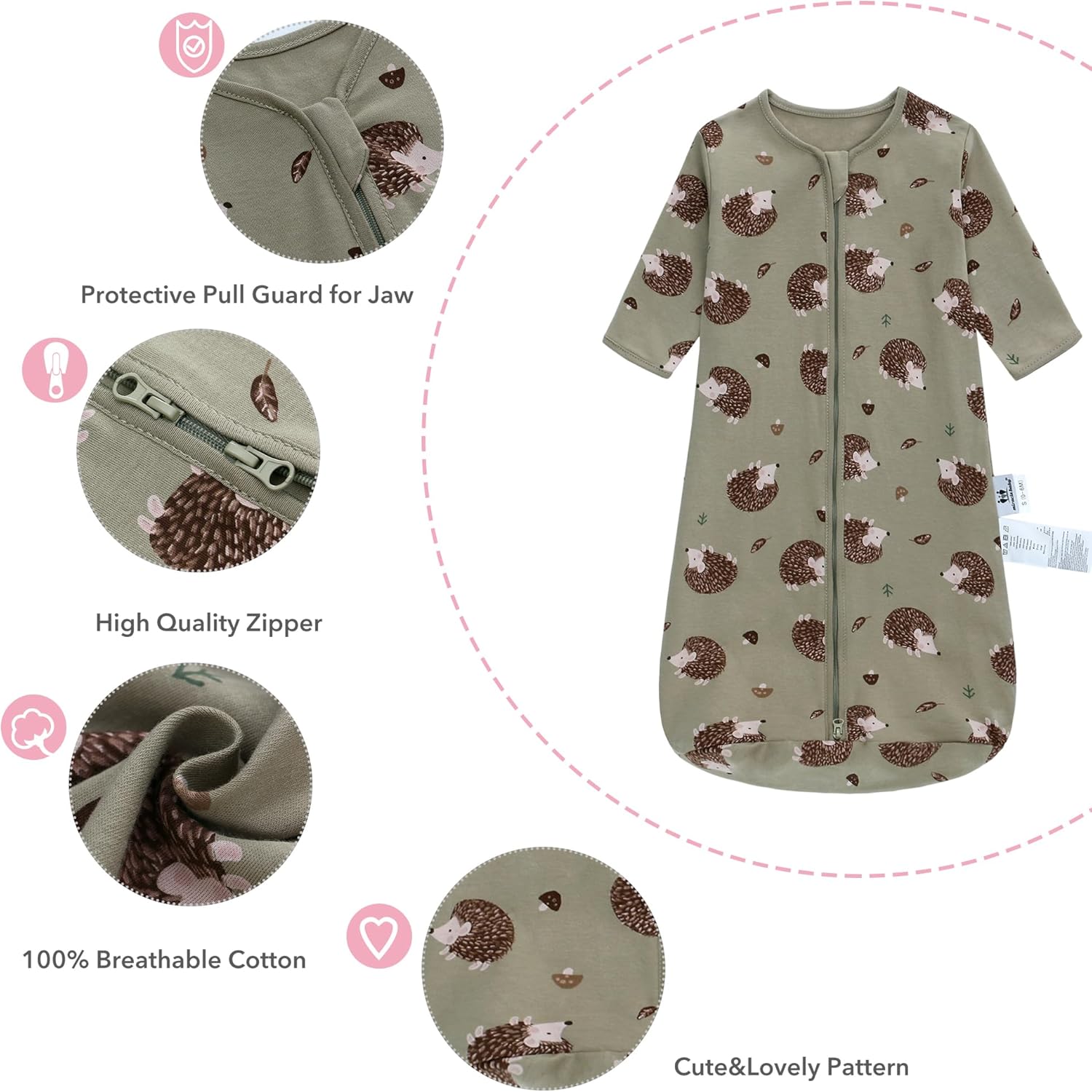 Miracle Baby Long Sleeve Sleep Sack 0-18 Months