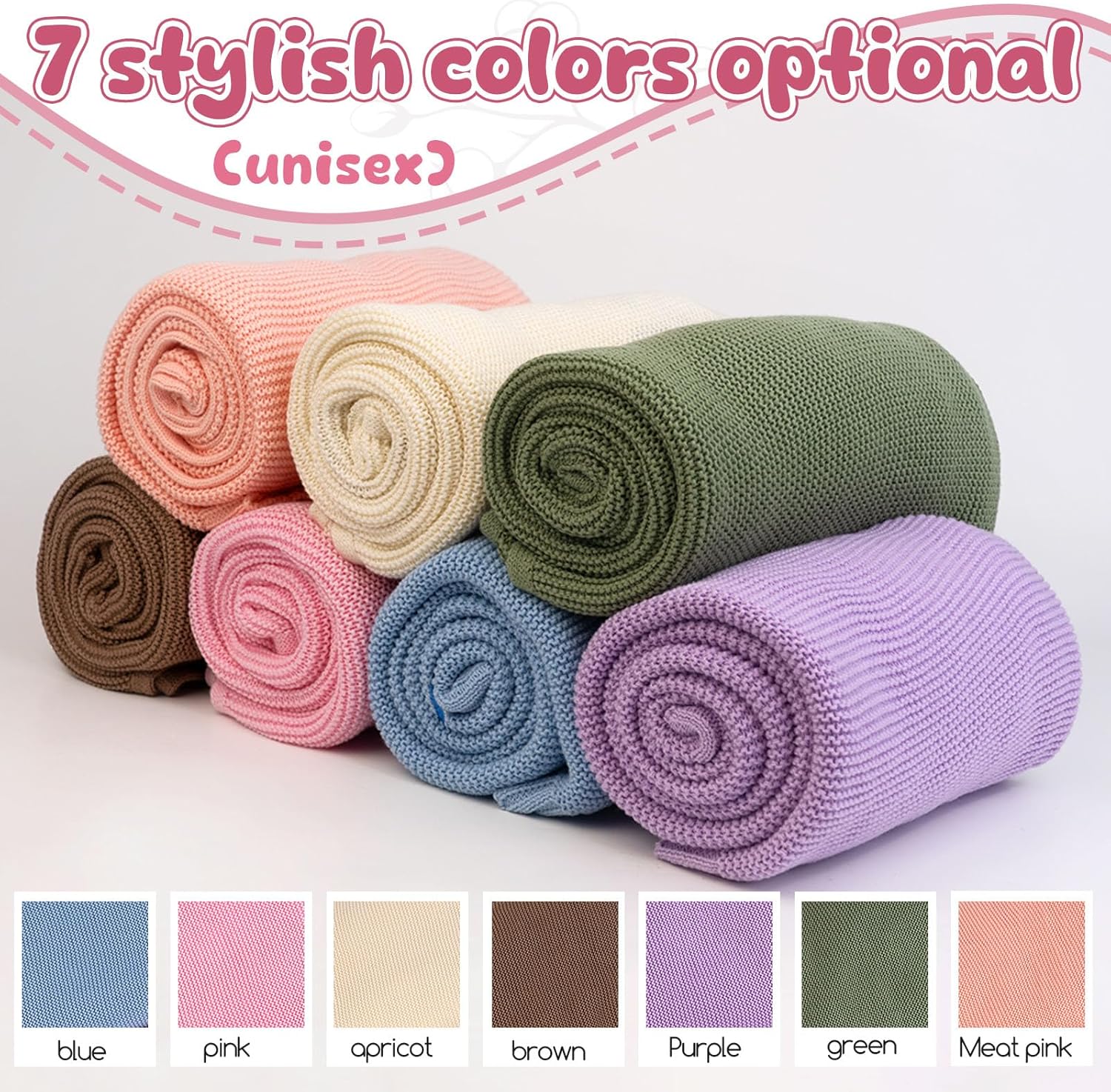Greatabox Personalized Baby Blanket with Name 30x40in