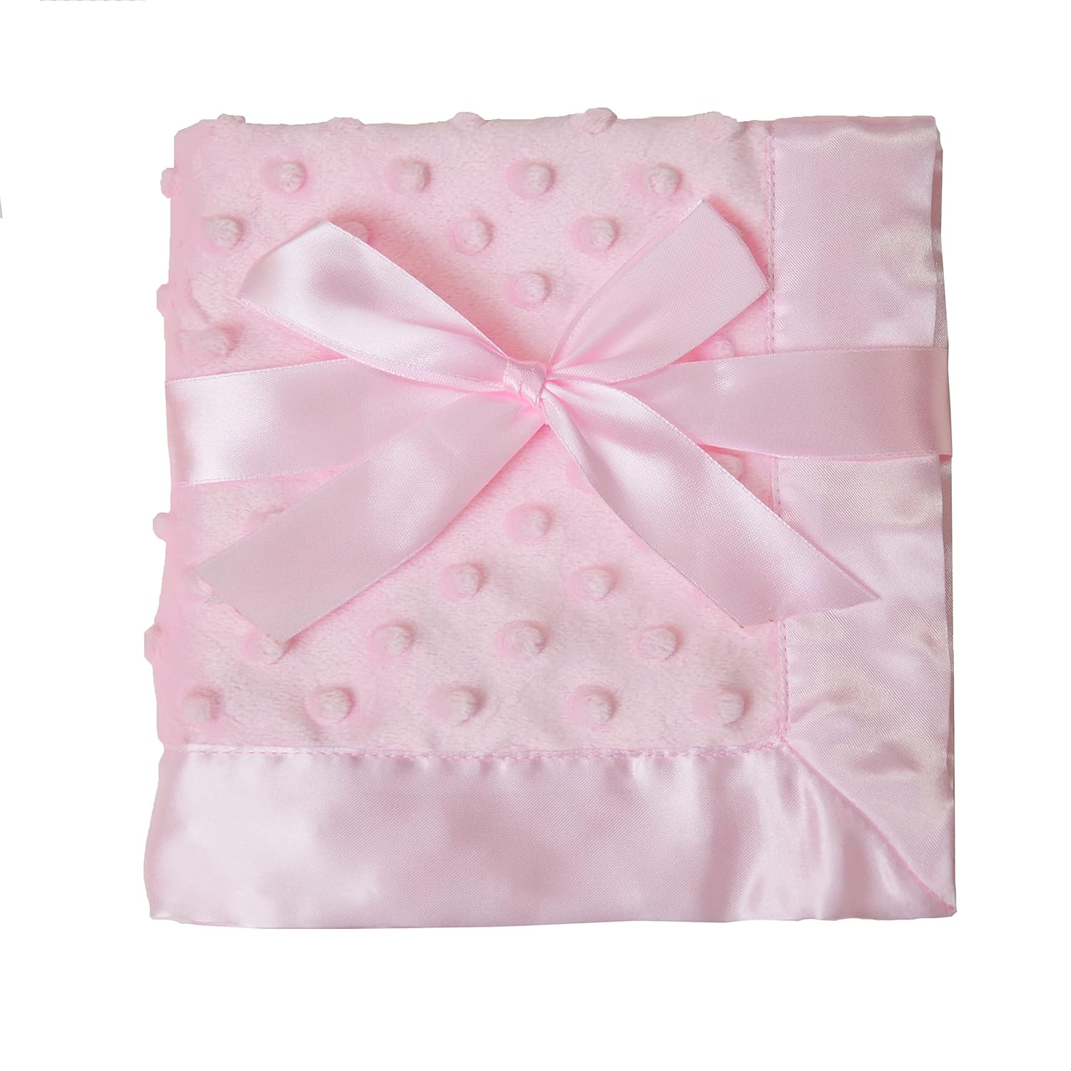 American Baby Company Heavenly Soft Chenille Security Blanket Pink 14 x 14