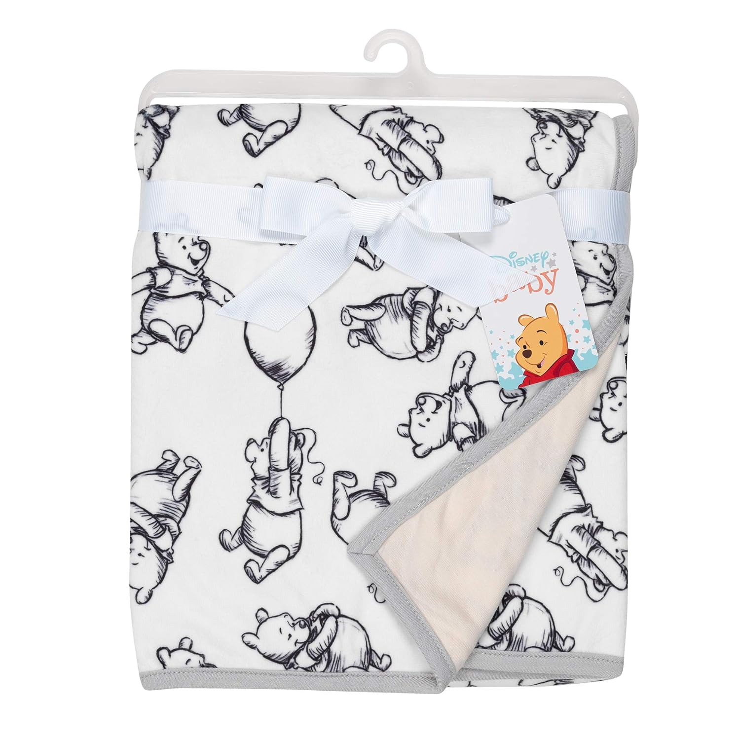 Lambs Ivy Disney Baby Winnie The Pooh Blanket - TanCream