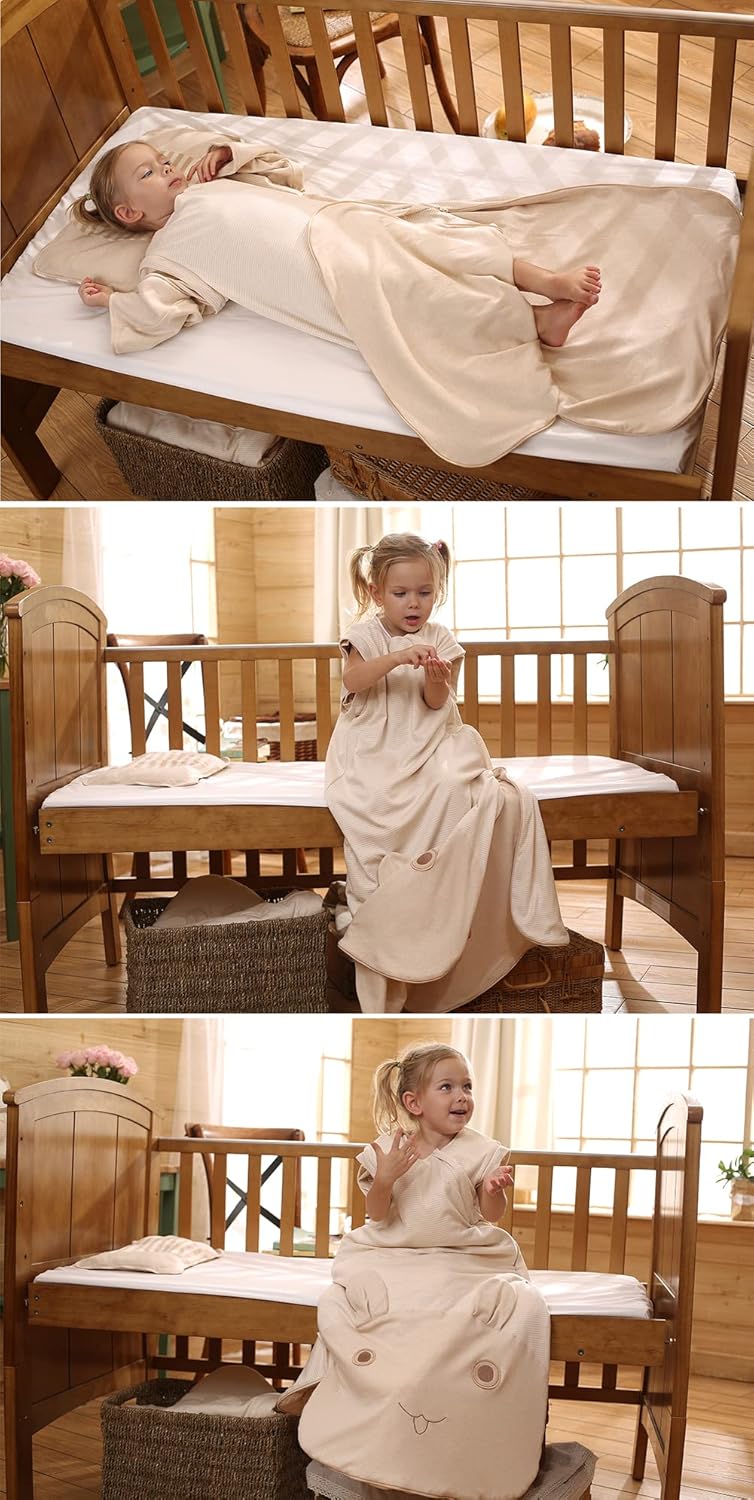 3-Way Zipper Sleep Sack for Toddler Baby 100 Cotton TOG 25