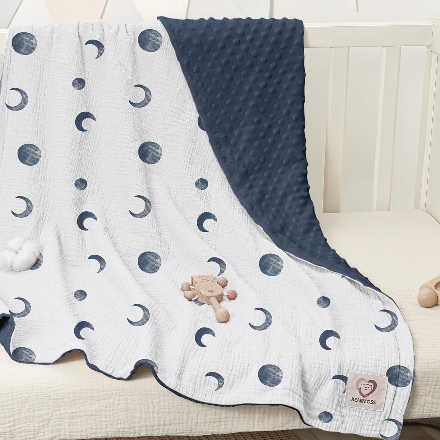 Bearmoss Baby Blanket Soft and Durable 30x40 Inch