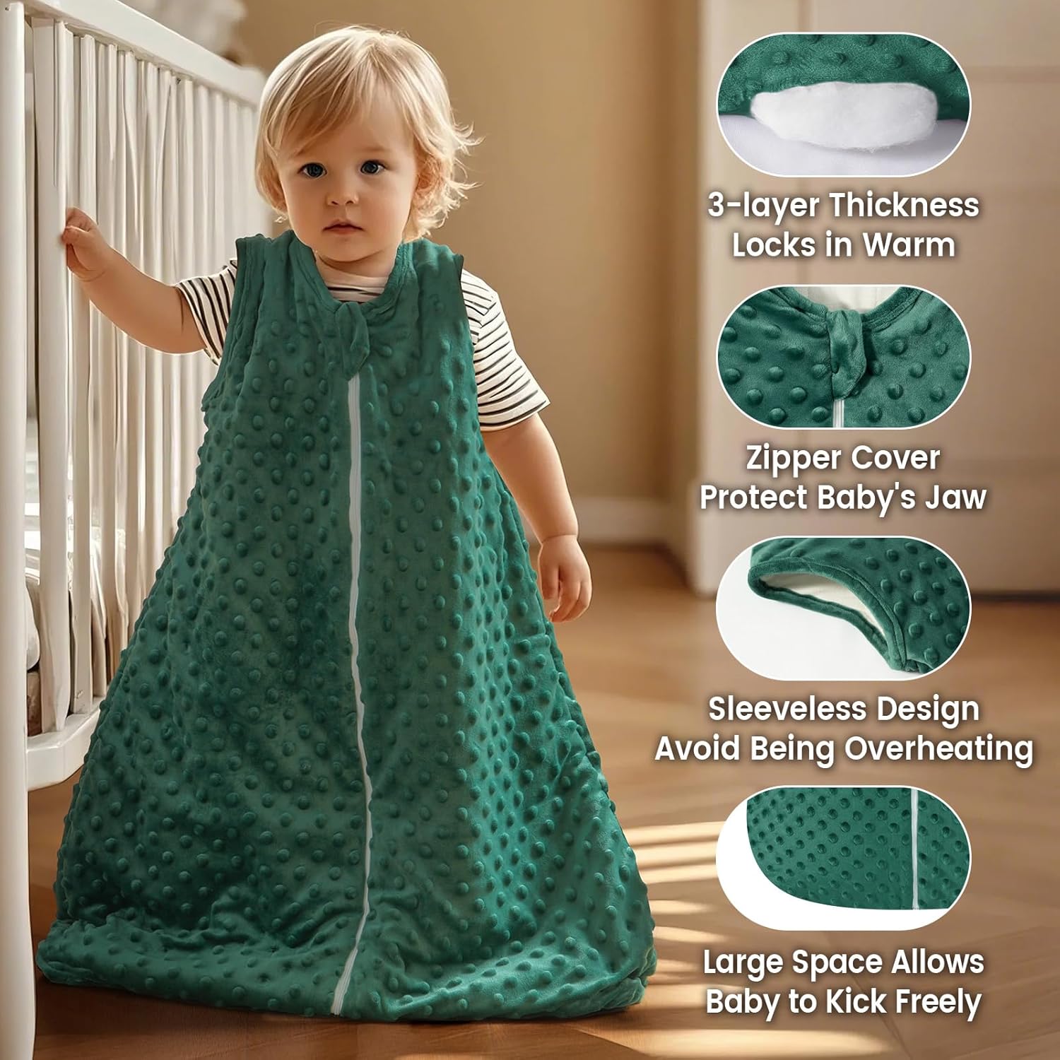 PHF 25 TOG Sleep Sack for 12-18 Months Green 1