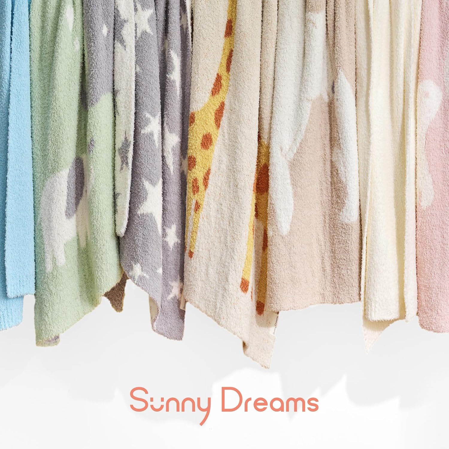 Soft Plush Baby Blanket with Animal Print 30x40 Inches 1