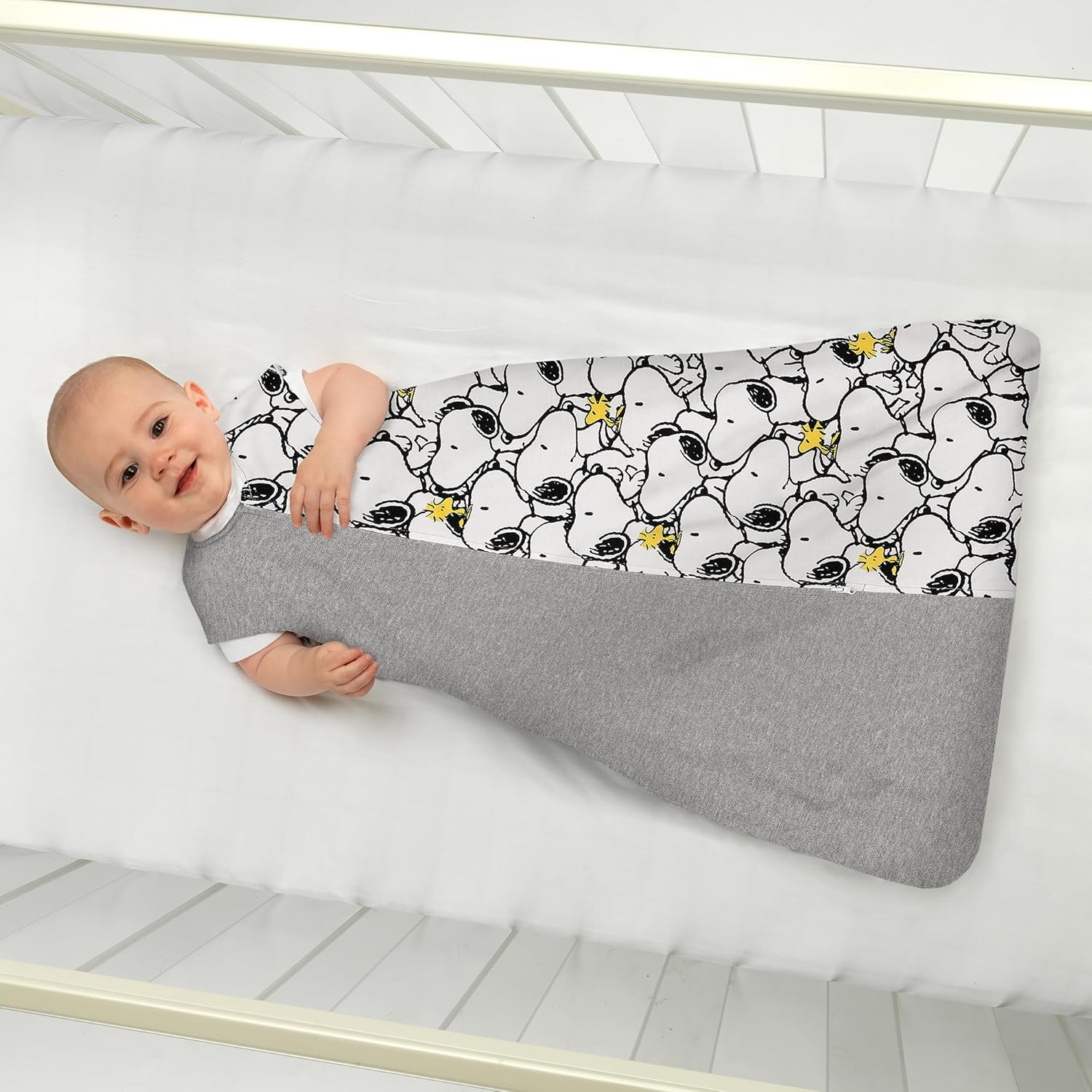 Lambs Ivy Snoopy Woodstock Breathable Cotton Baby Blanket
