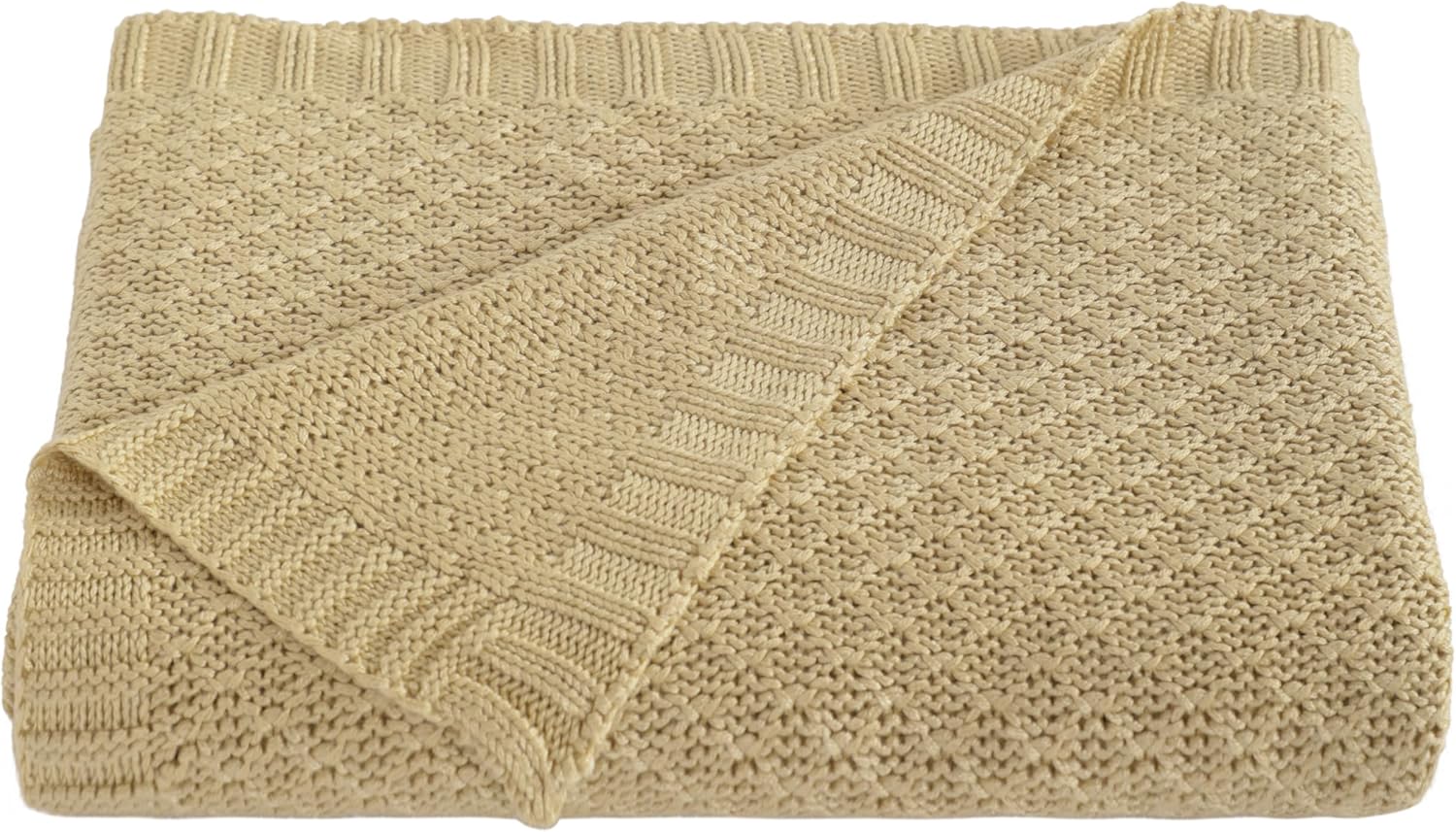 NTBAY Bamboo-Derived Rayon Toddler Blanket - Khaki 30x40 Inches