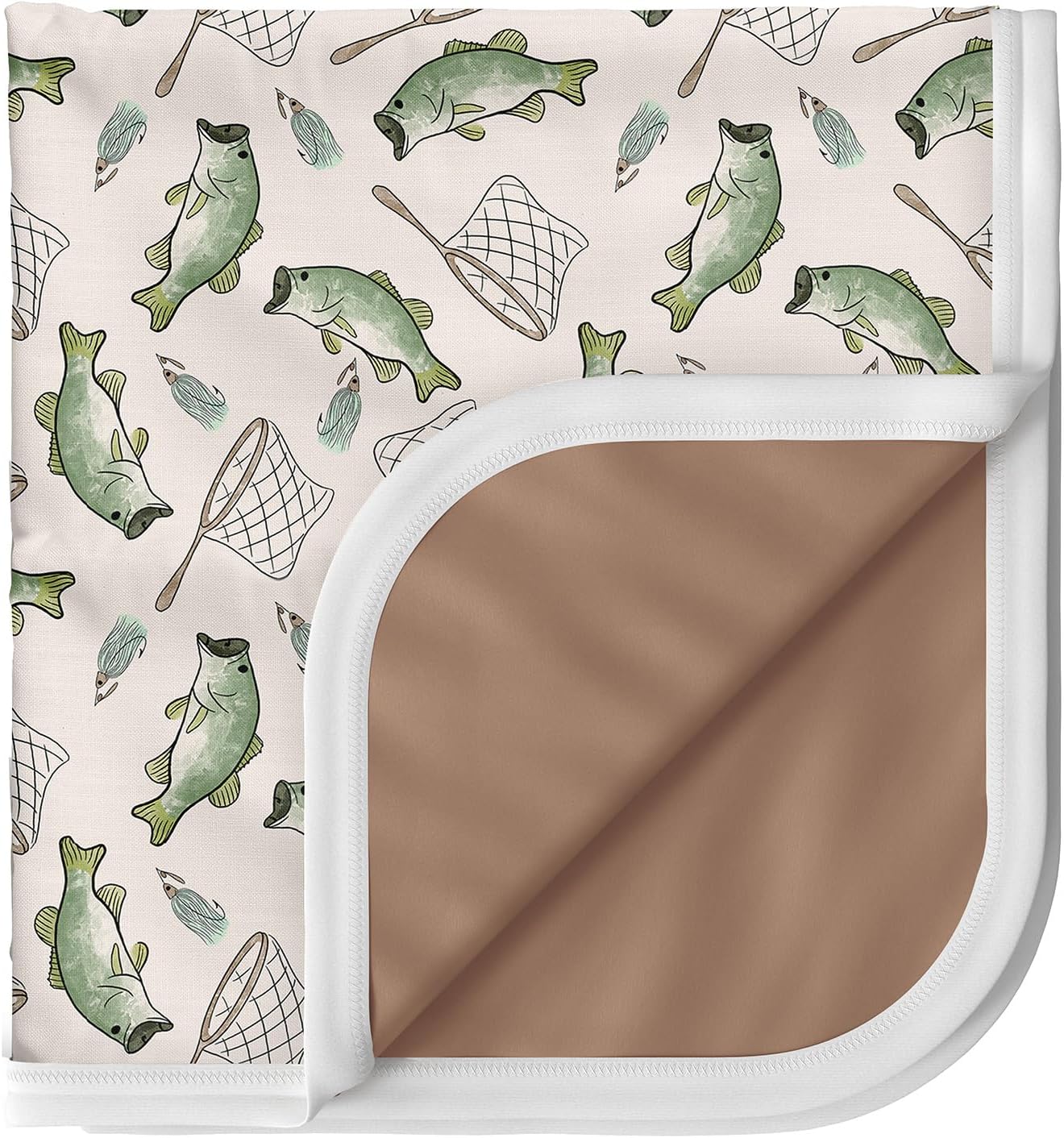 Pobi Baby Premium Stretchy Quilt - Gone Fishing