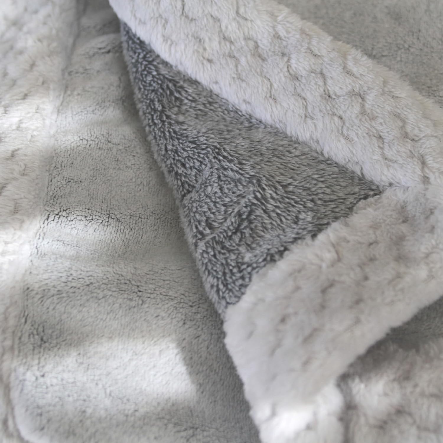 aden anais Plush Blanket - Storm Grey