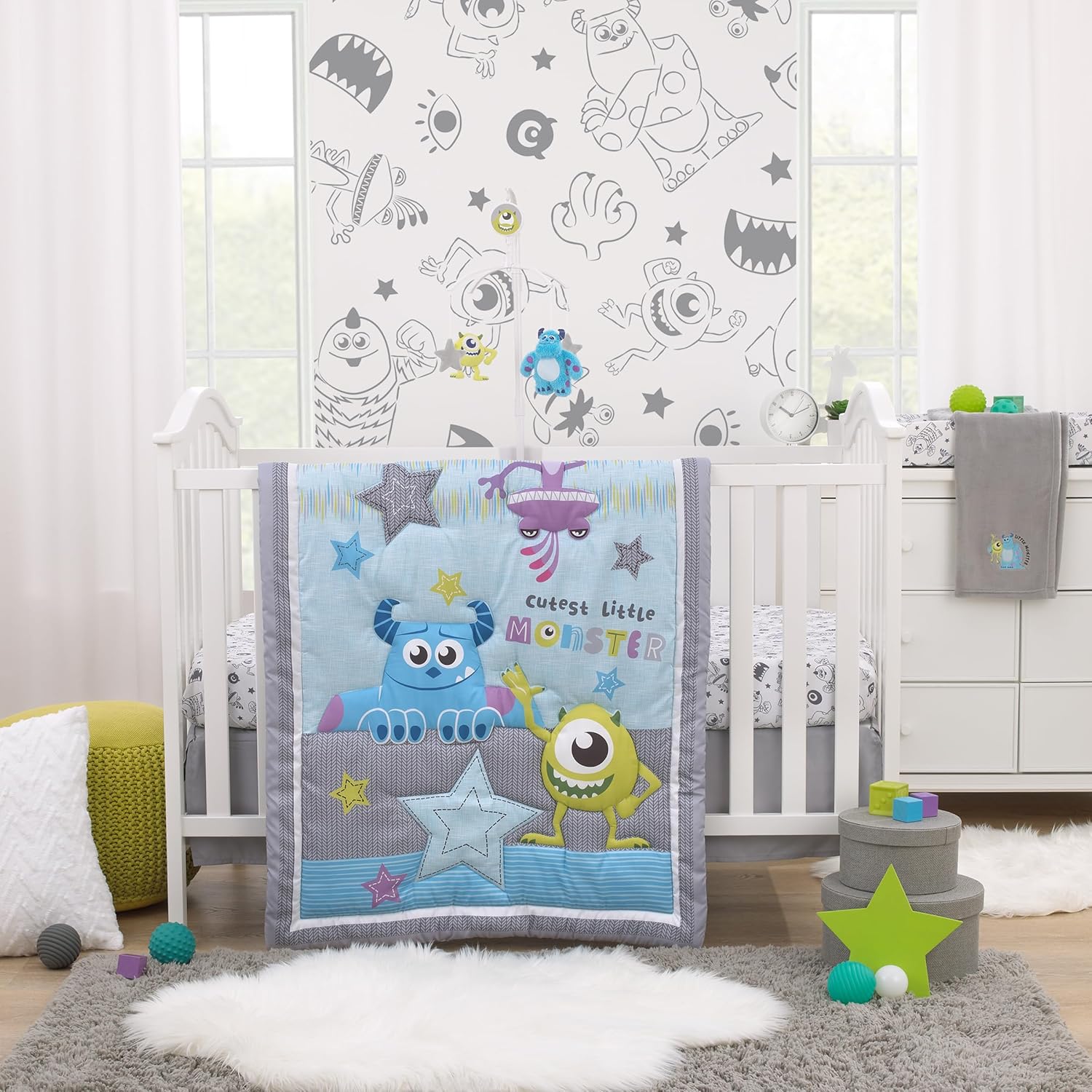 NoJo Disney Monsters Inc Baby Blanket