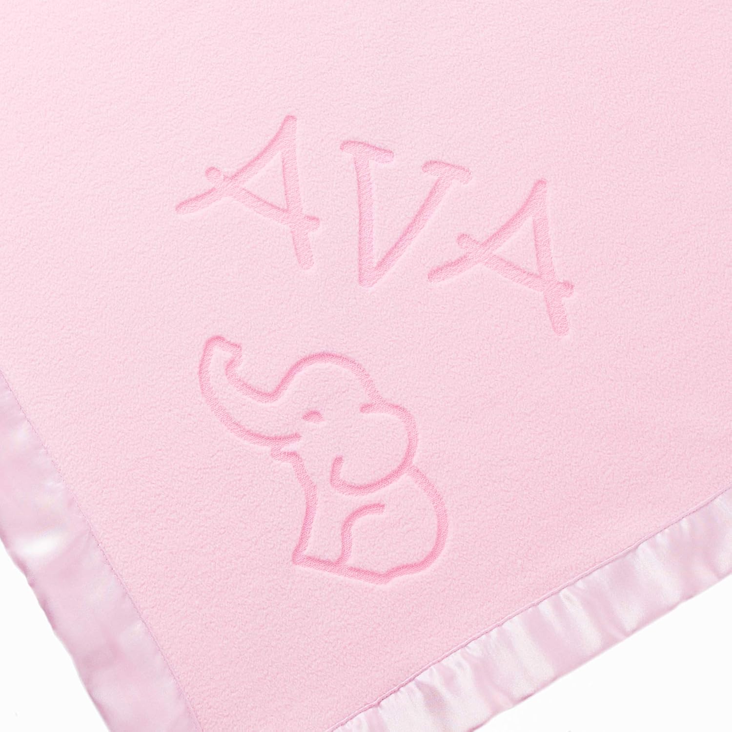 Custom Catch Personalized Baby Blanket - Elephant