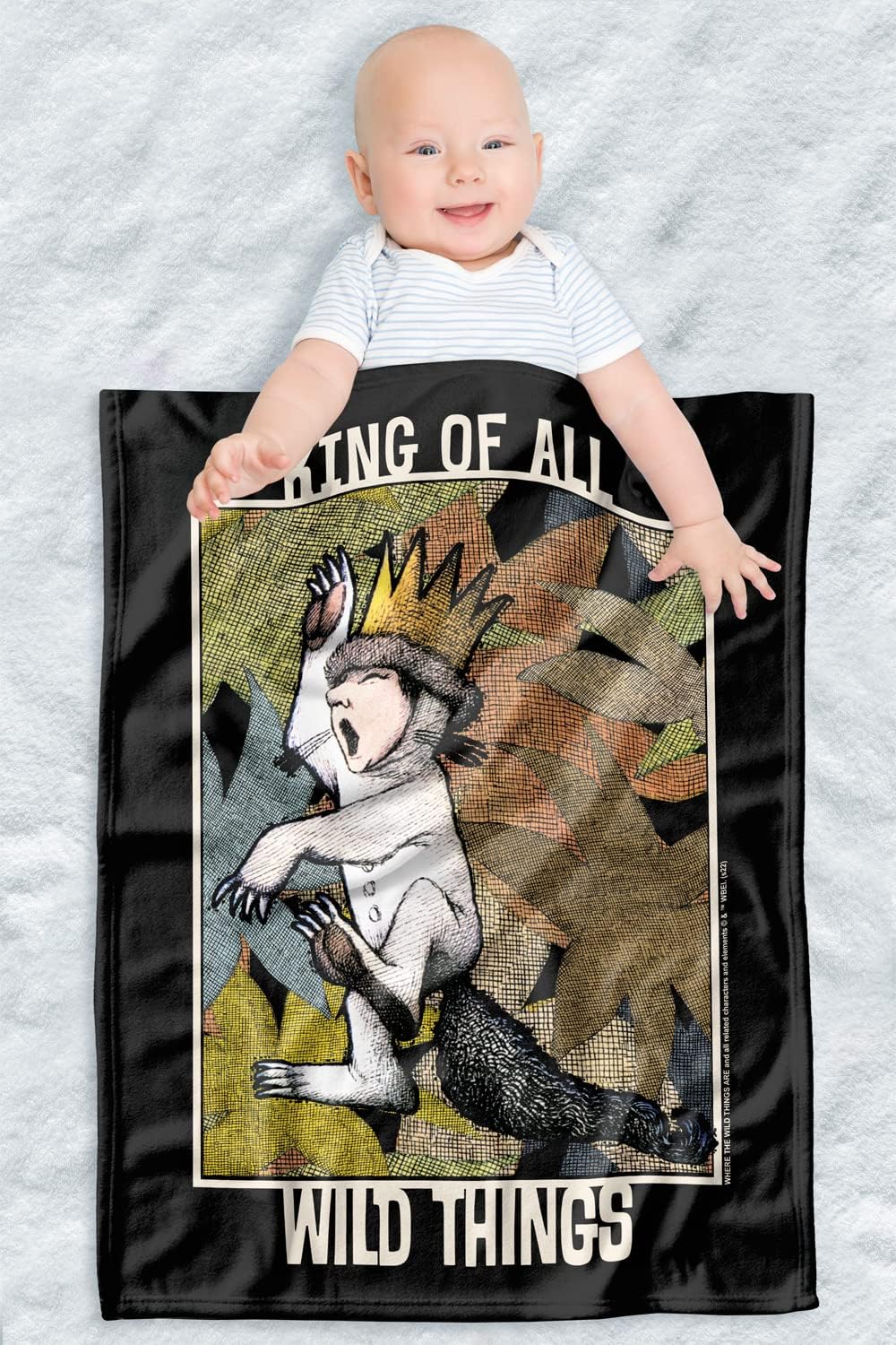 LOGOVISION Where The Wild Things Are Baby Blanket 30x40