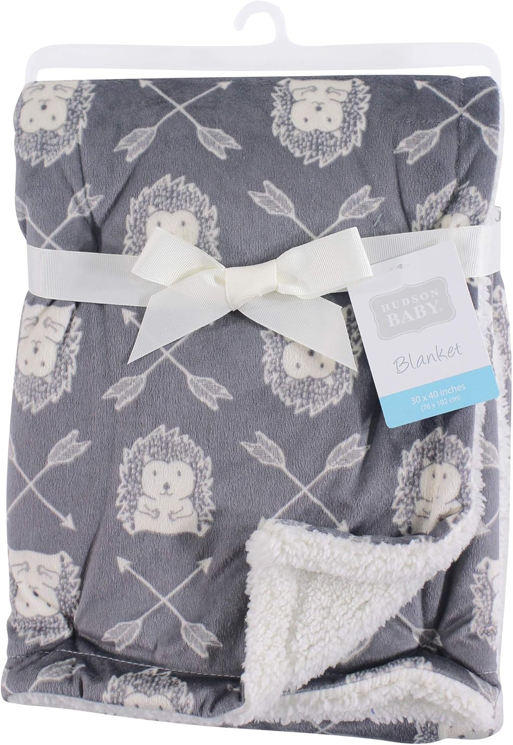 Hudson Baby Unisex Plush Mink and Sherpa Blanket 1
