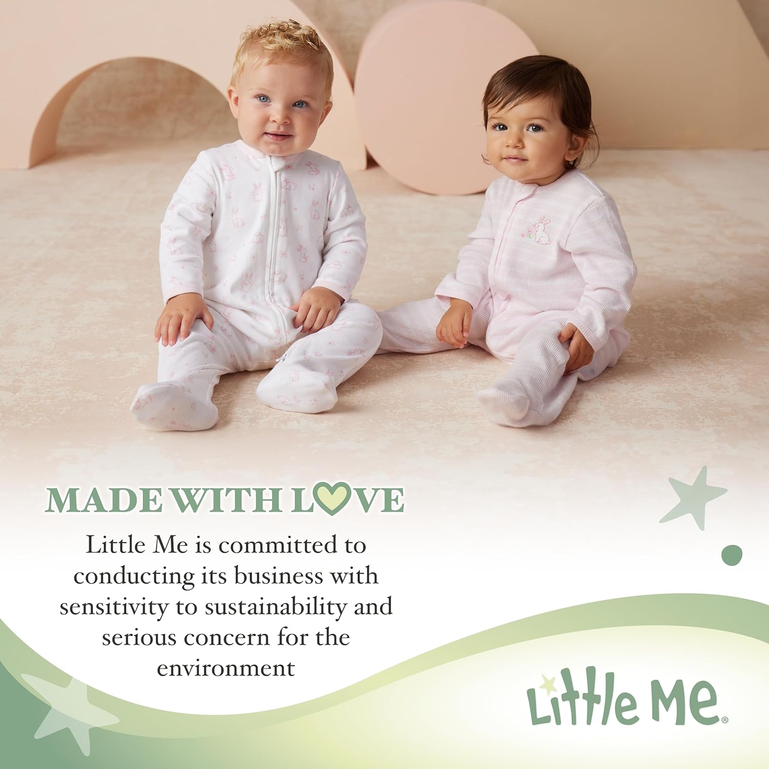 Little Me Plush Stroller Blanket for Baby 30 x 27 Inches
