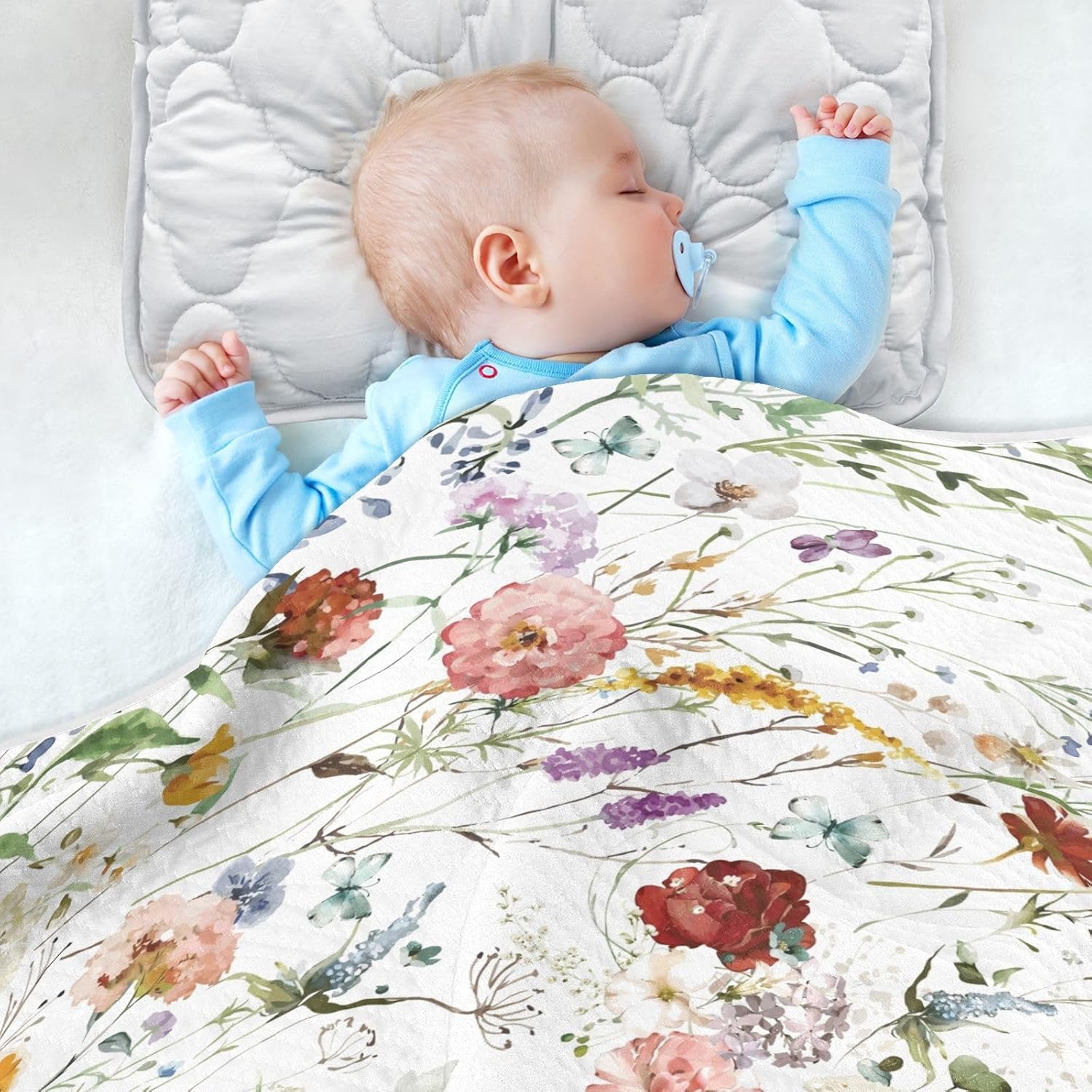 SDMKA Baby Blanket Double Layer Soft and Cozy