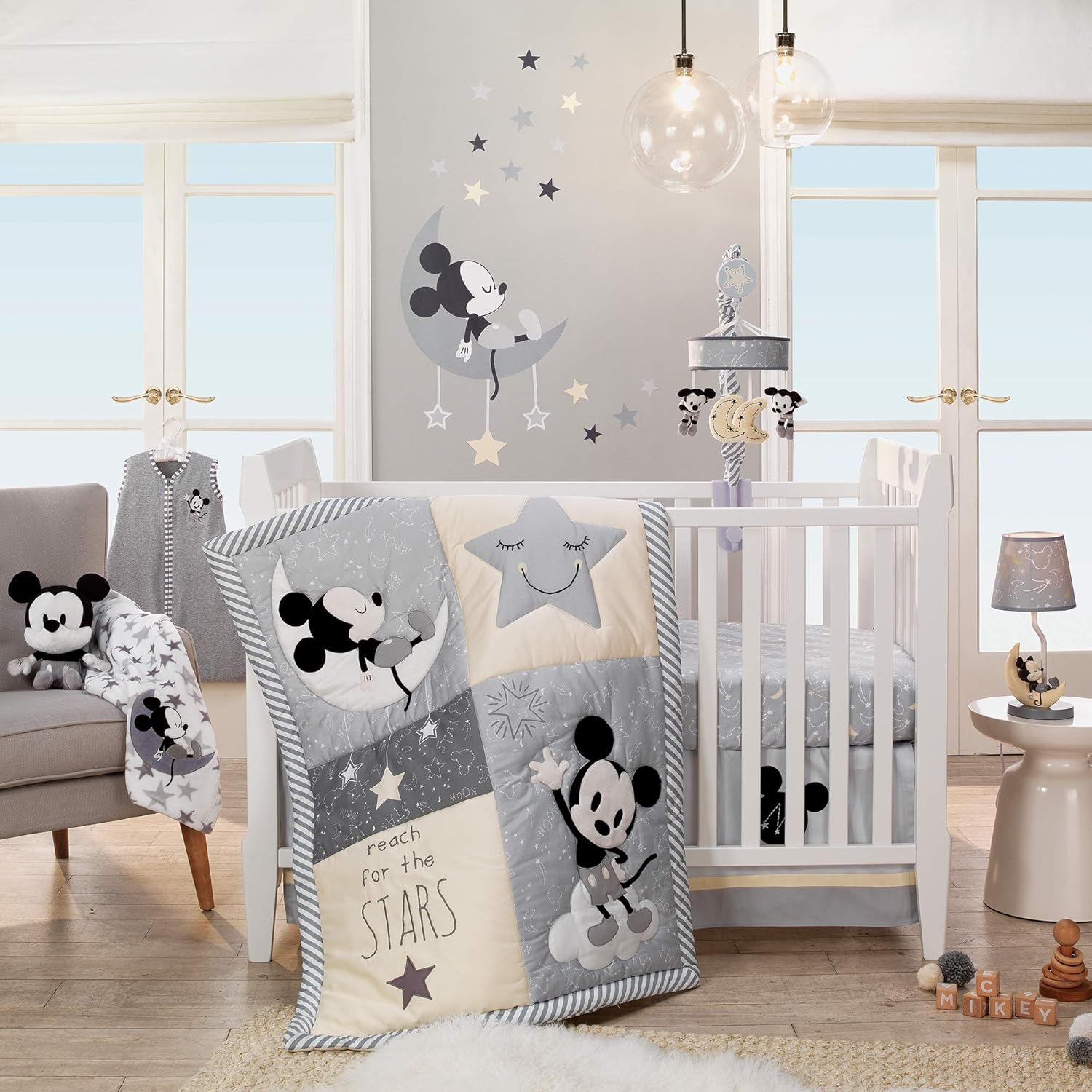 Lambs Ivy Mickey Mouse Baby Blanket 30x40 Inch