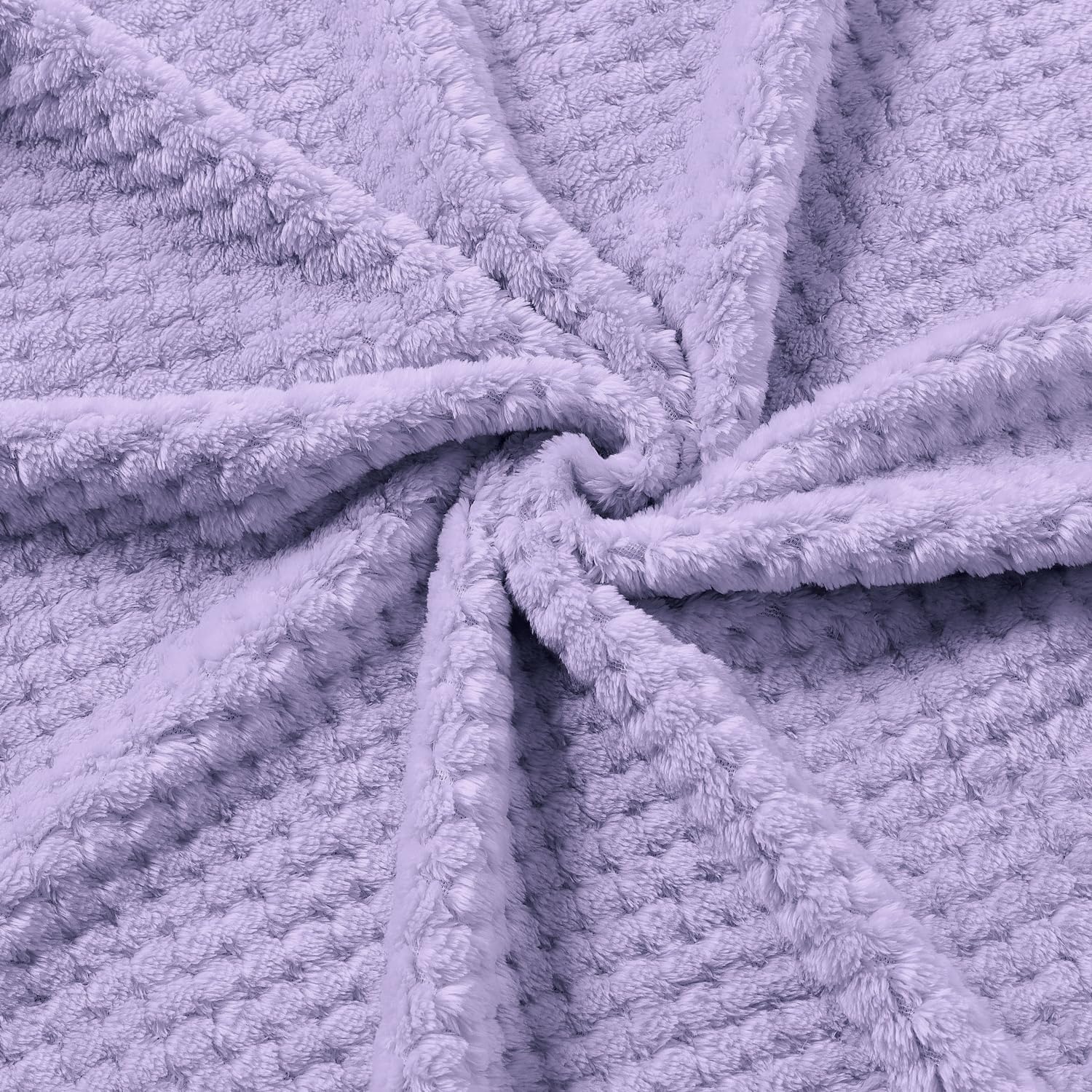 CREVENT 30X40 Fluffy Warm Baby Blanket for Girls - Purple Crown