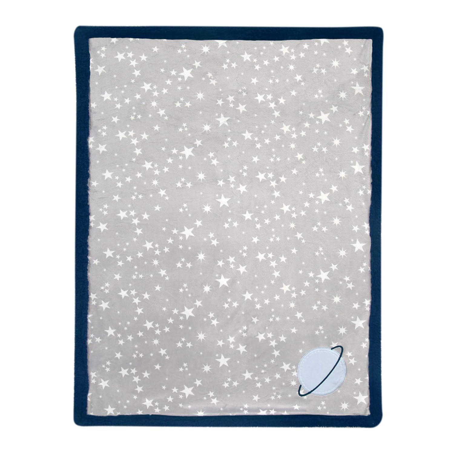 Lambs Ivy Milky Way Baby Blanket - Modern Celestial Design