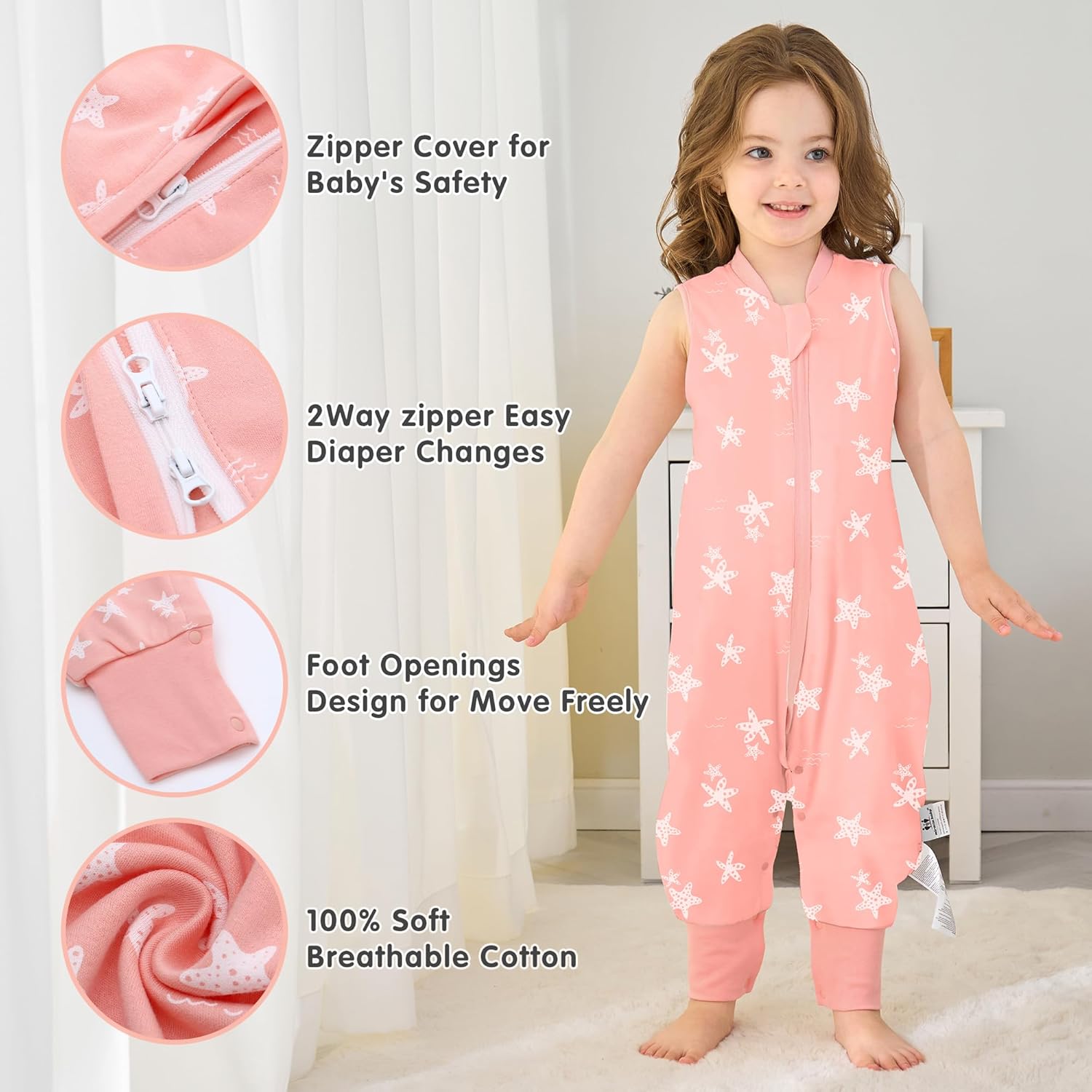 Miracle Baby Toddler Sleep Sack with Feet 10 TOG