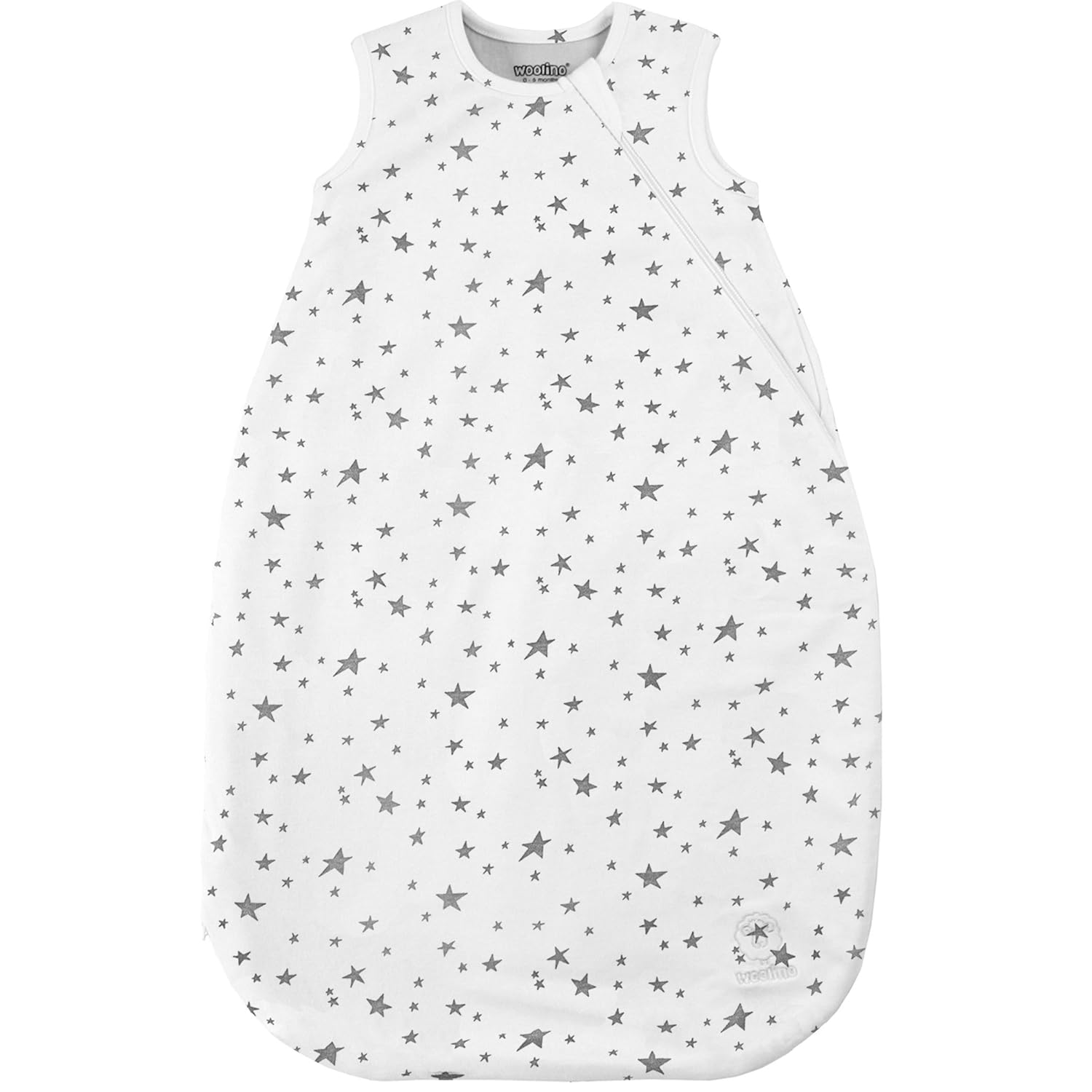 Woolino Merino Wool Organic Cotton Baby Sleep Sack - 4 Season Stars Design