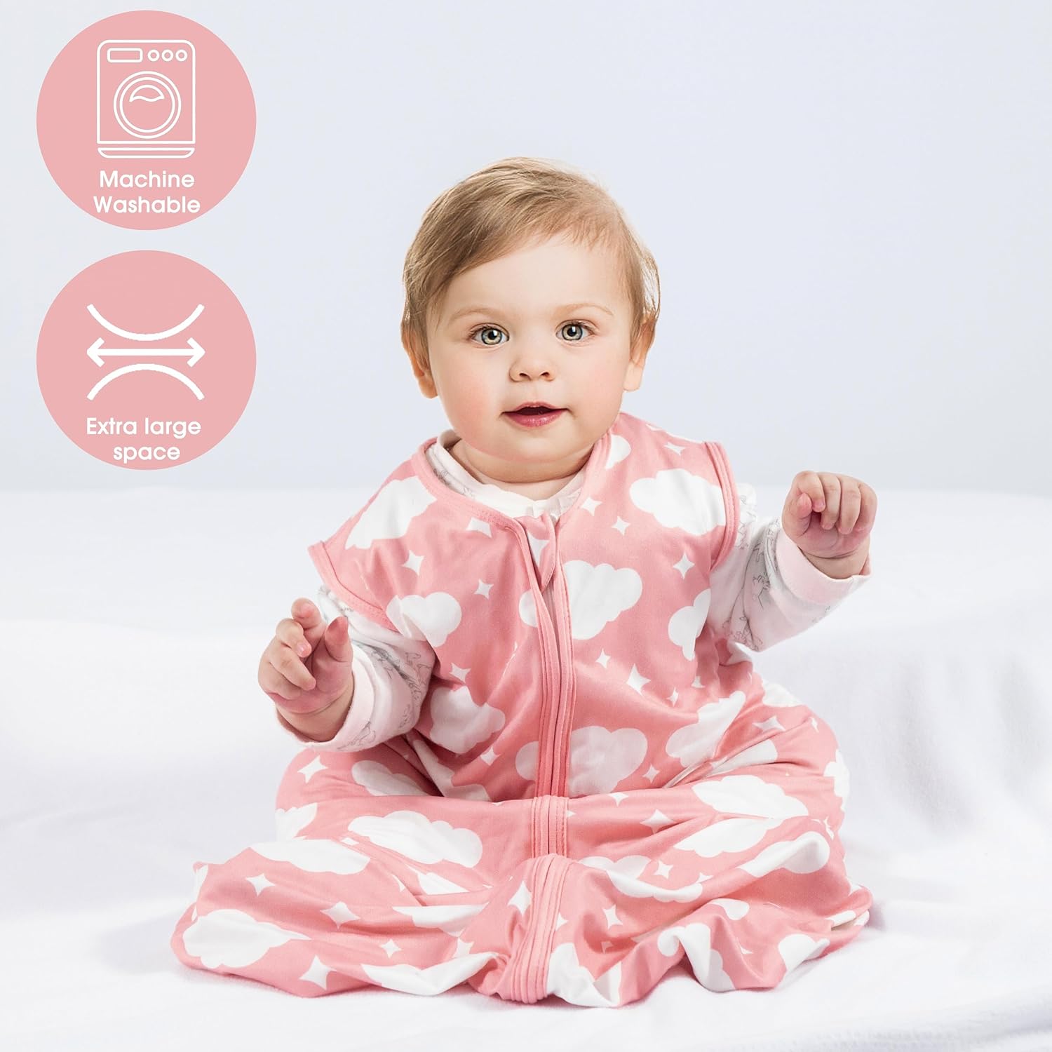 GUNTAIL Baby Sleep Sack 12-18 Months 2-Way Zipper